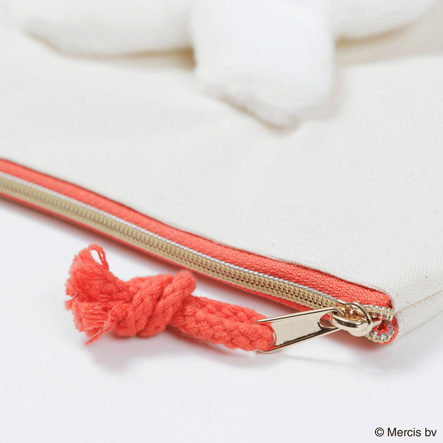 ミッフィー 70th ナインチェ マスコットフラットポーチ ブルーナレッド - 画像4