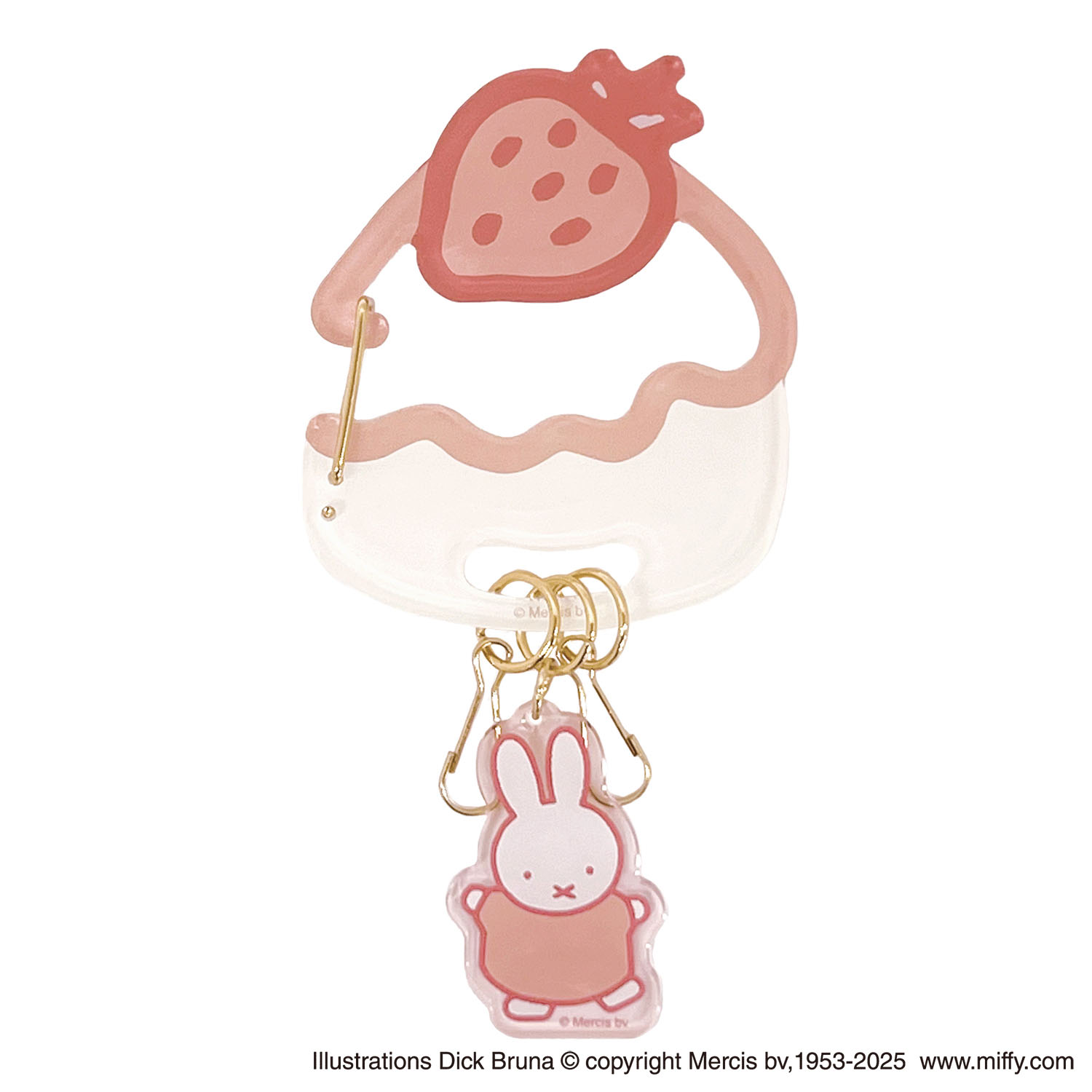 ミッフィー キーリング ストロベリー