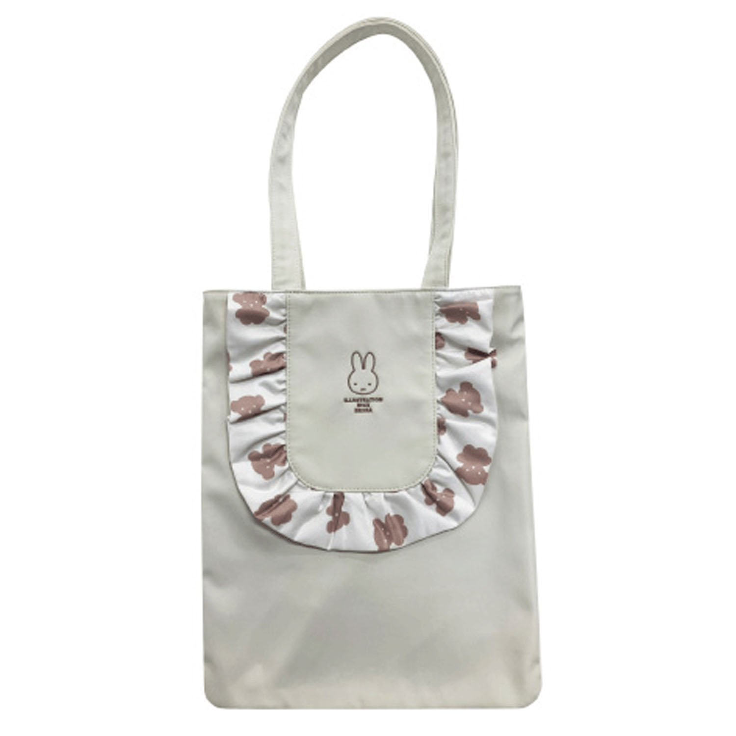 ミッフィ トートバッグ フリルシリーズ アイボリー