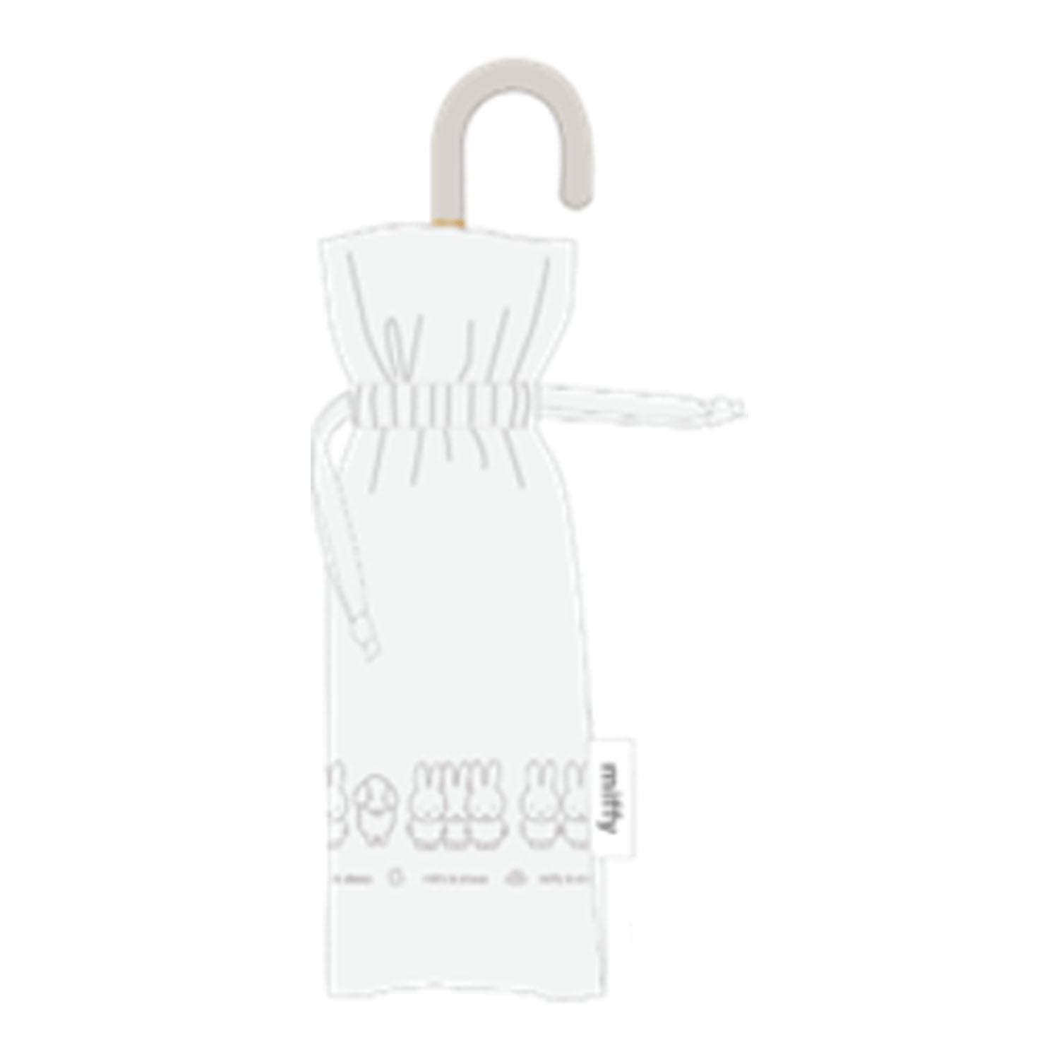 ミッフィー晴雨兼用コンパクト折りたたみ傘 ミッフィーとひつじ