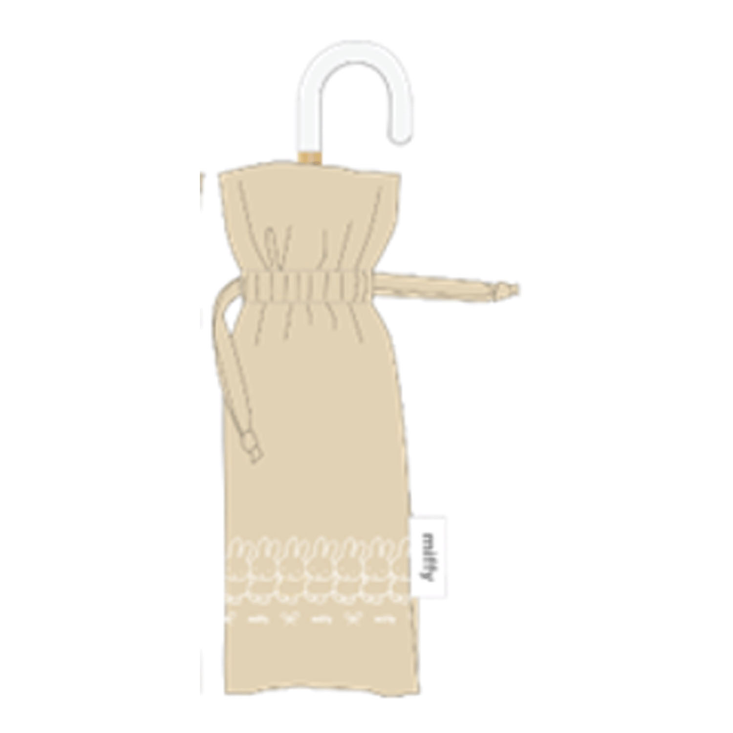 ミッフィー晴雨兼用コンパクト折りたたみ傘 ミッフィーいっぱい