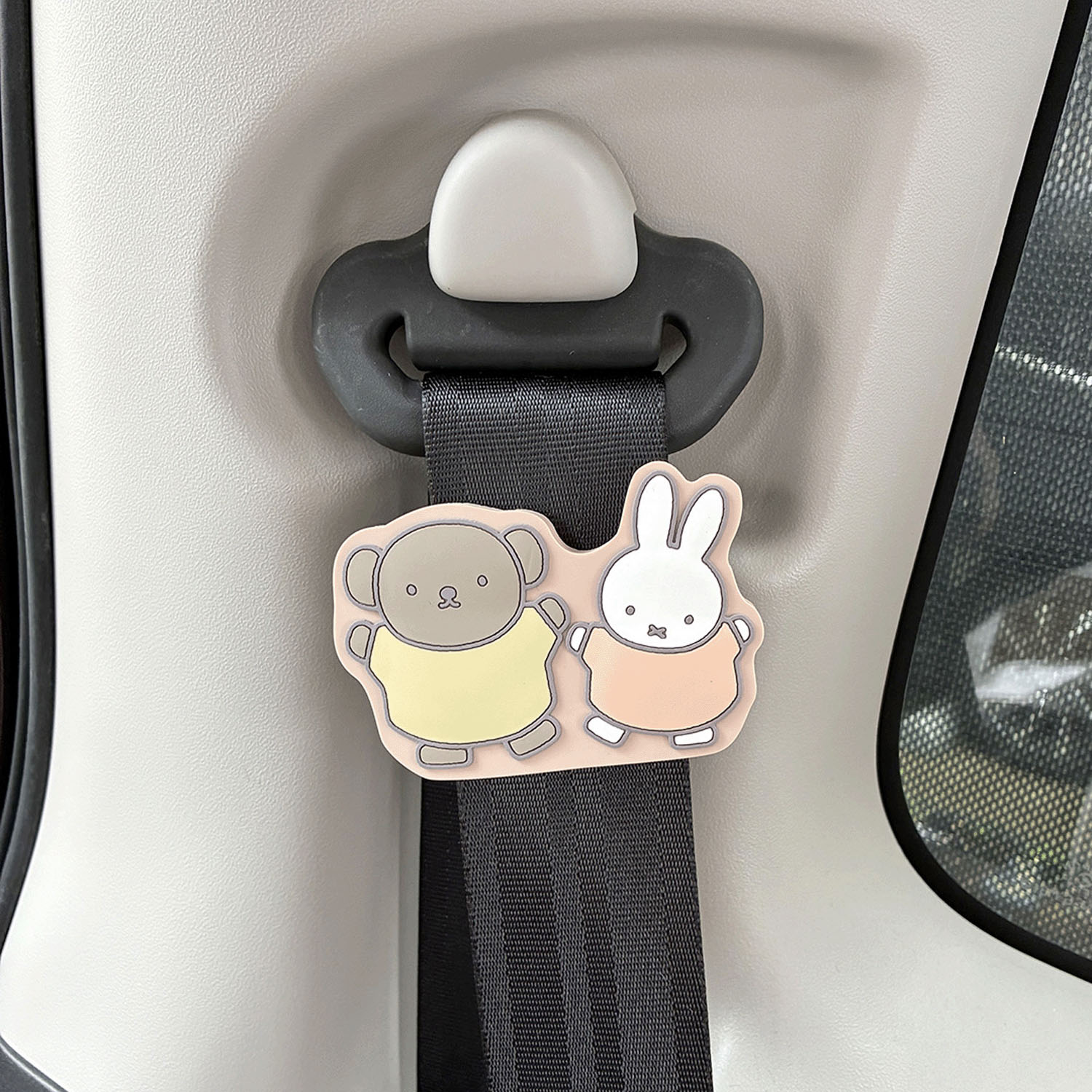 miffy PVCシートベルトストッパー ボリス＆ミッフィー - 画像3