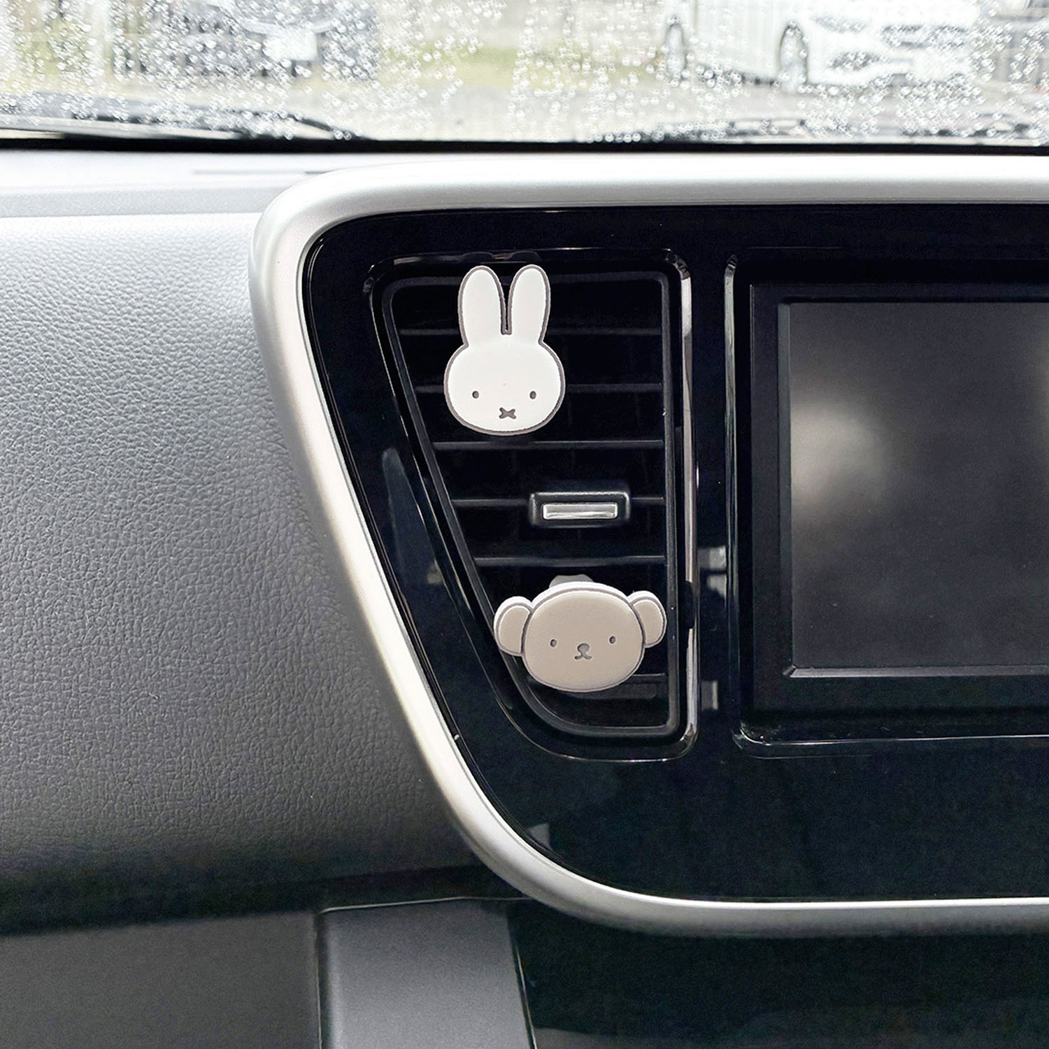 miffy エアコンルーバーアクセサリー  ミッフィー＆ボリス