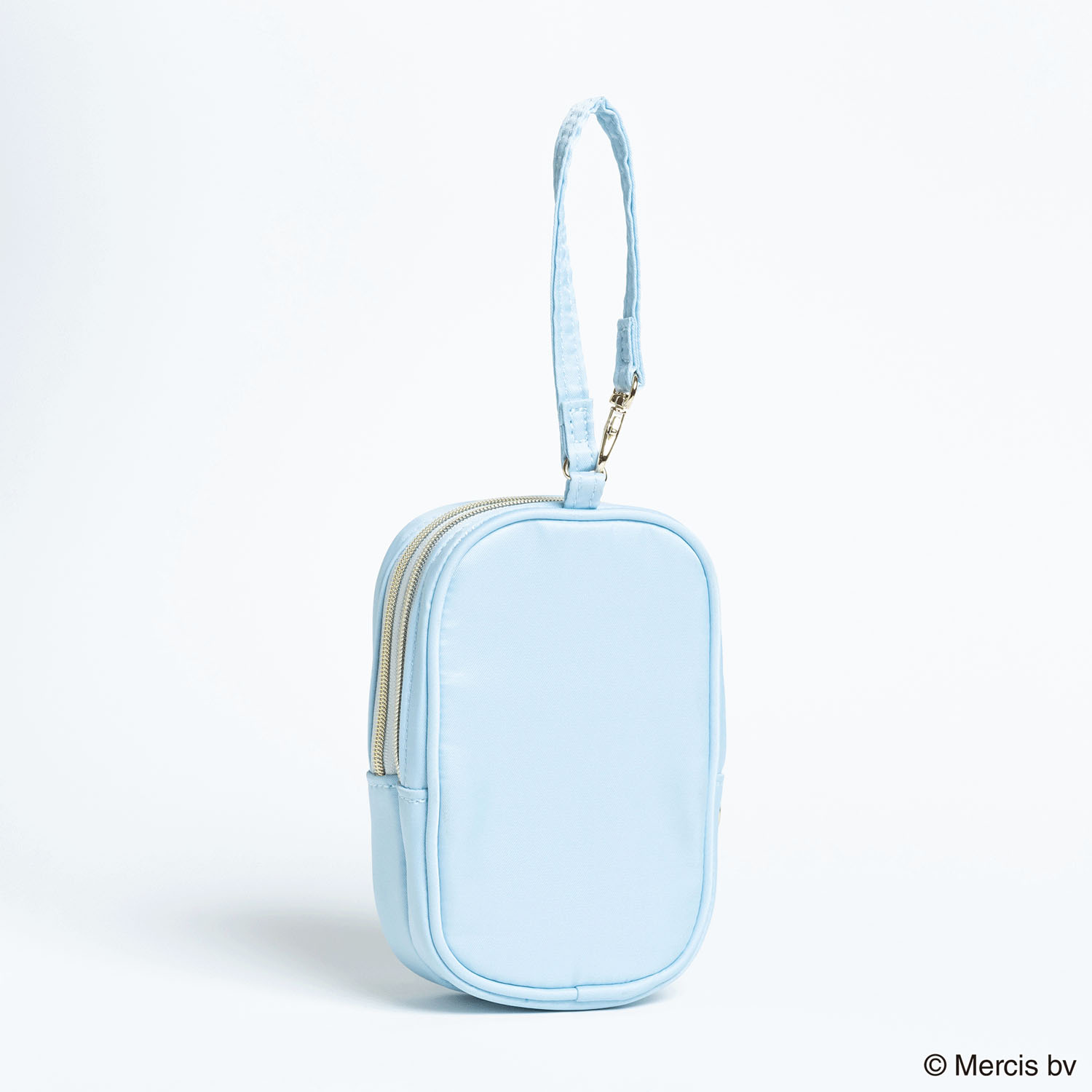 MIFFY CLEARストラップ付きスクエアポーチ ブルー - 画像2