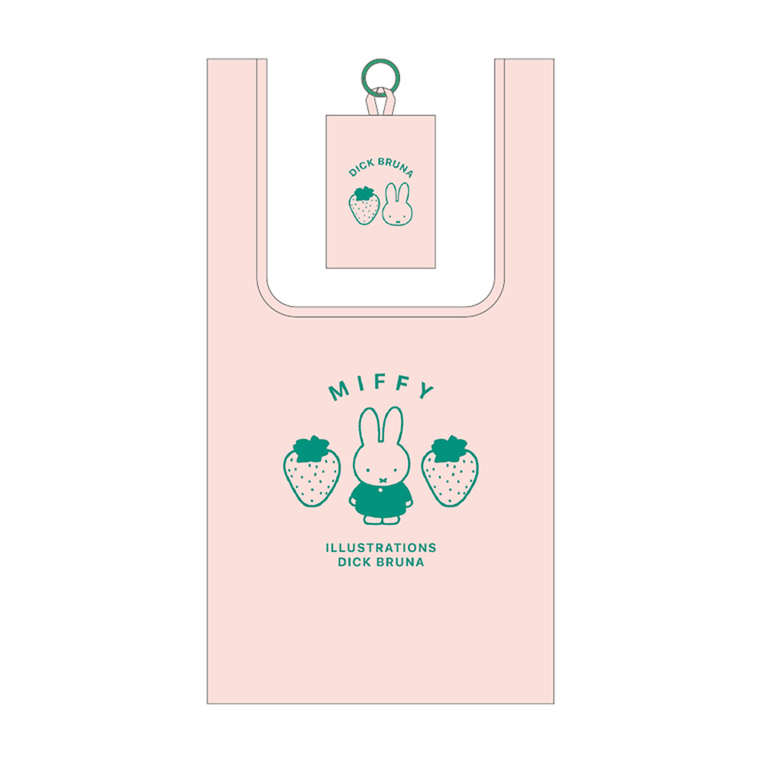 ミッフィー Dick Bruna エコバッグ ピンク BS26－3