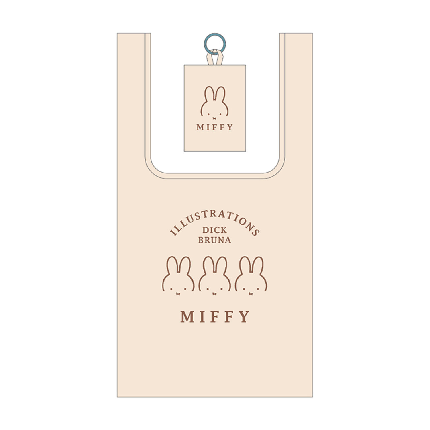 Dick Bruna ミッフィー エコバッグ ベージュ  BS26－5