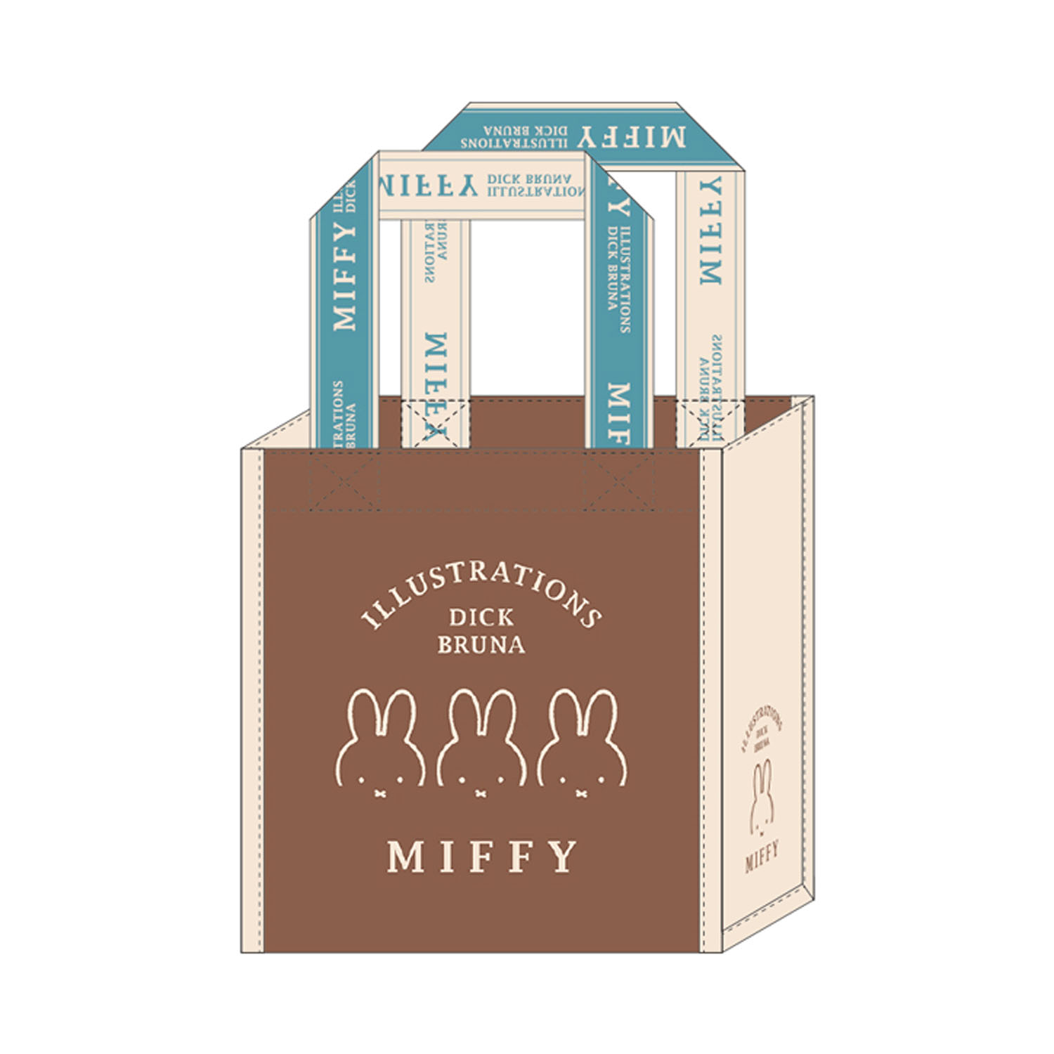 Dick Brunaミッフィー ショッピングバッグ ブラウン BS26－41