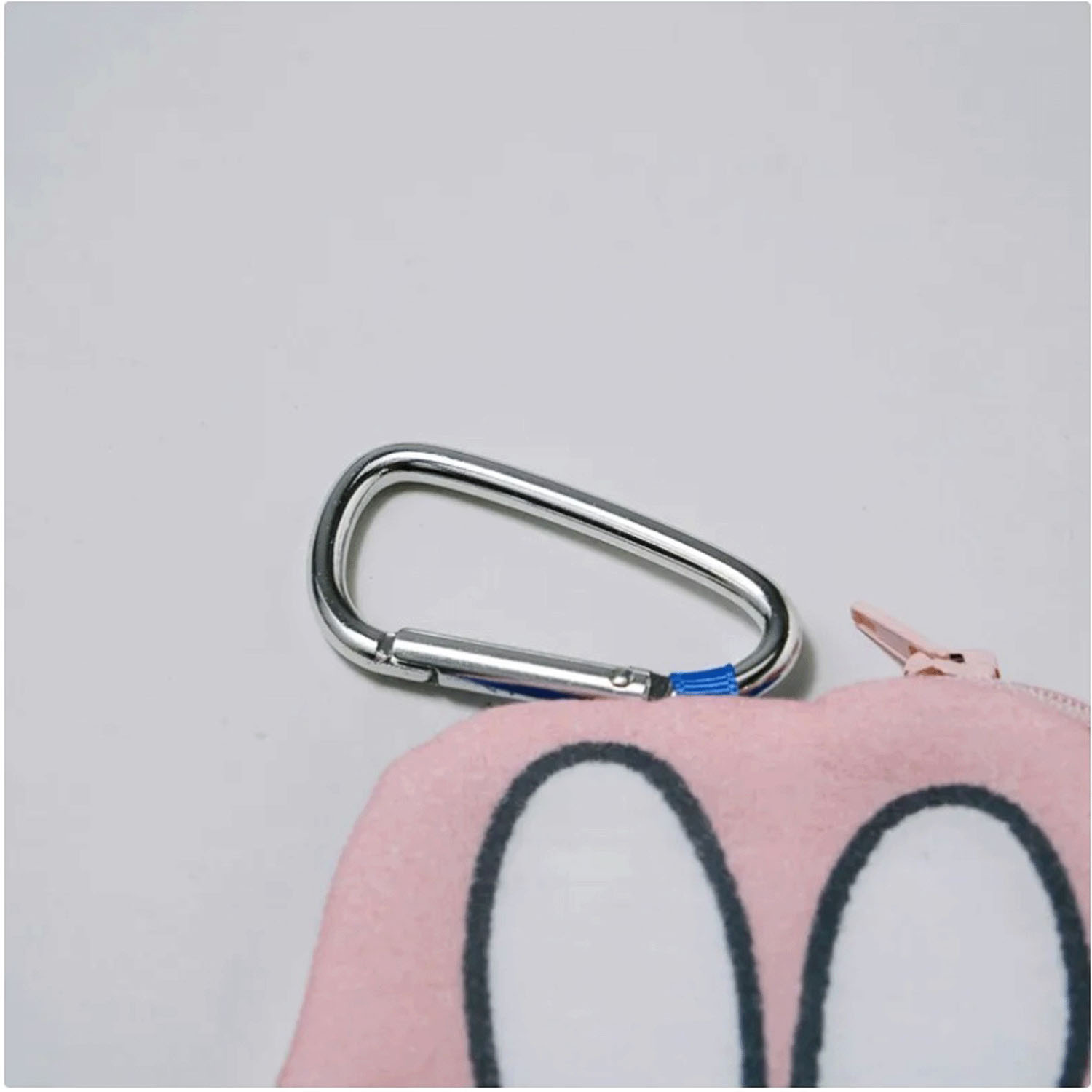 ミッフィーダイカットタオルポーチ フェイス ピンク - 画像3