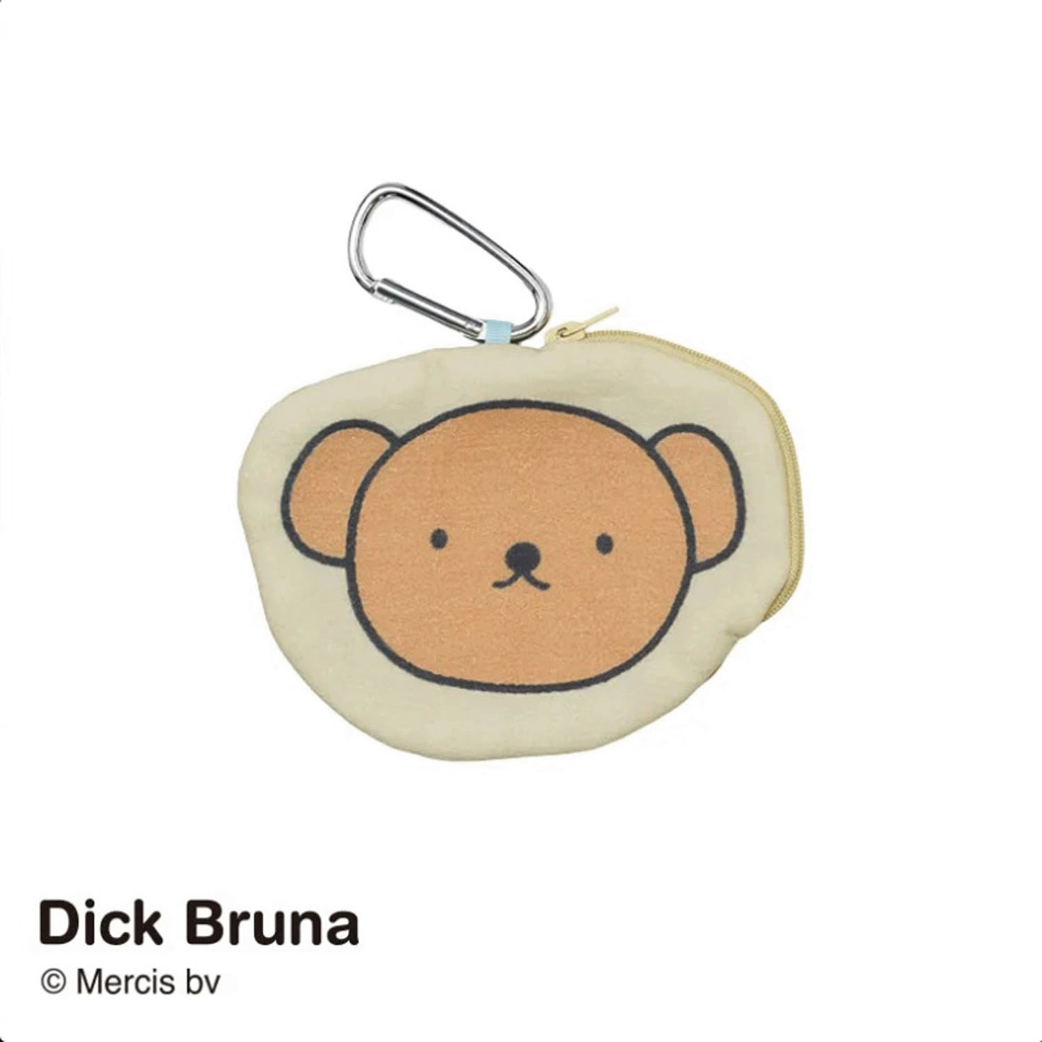 ミッフィーダイカットタオルポーチ ボリス クリーム