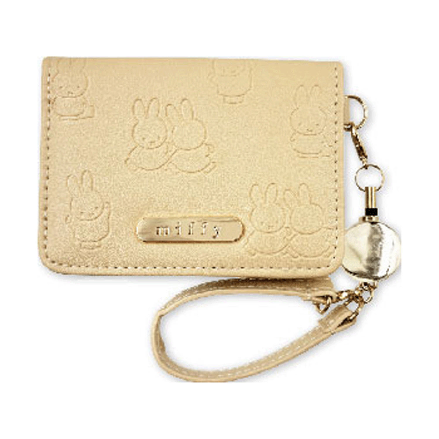 miffy オープンパスケース ベージュ