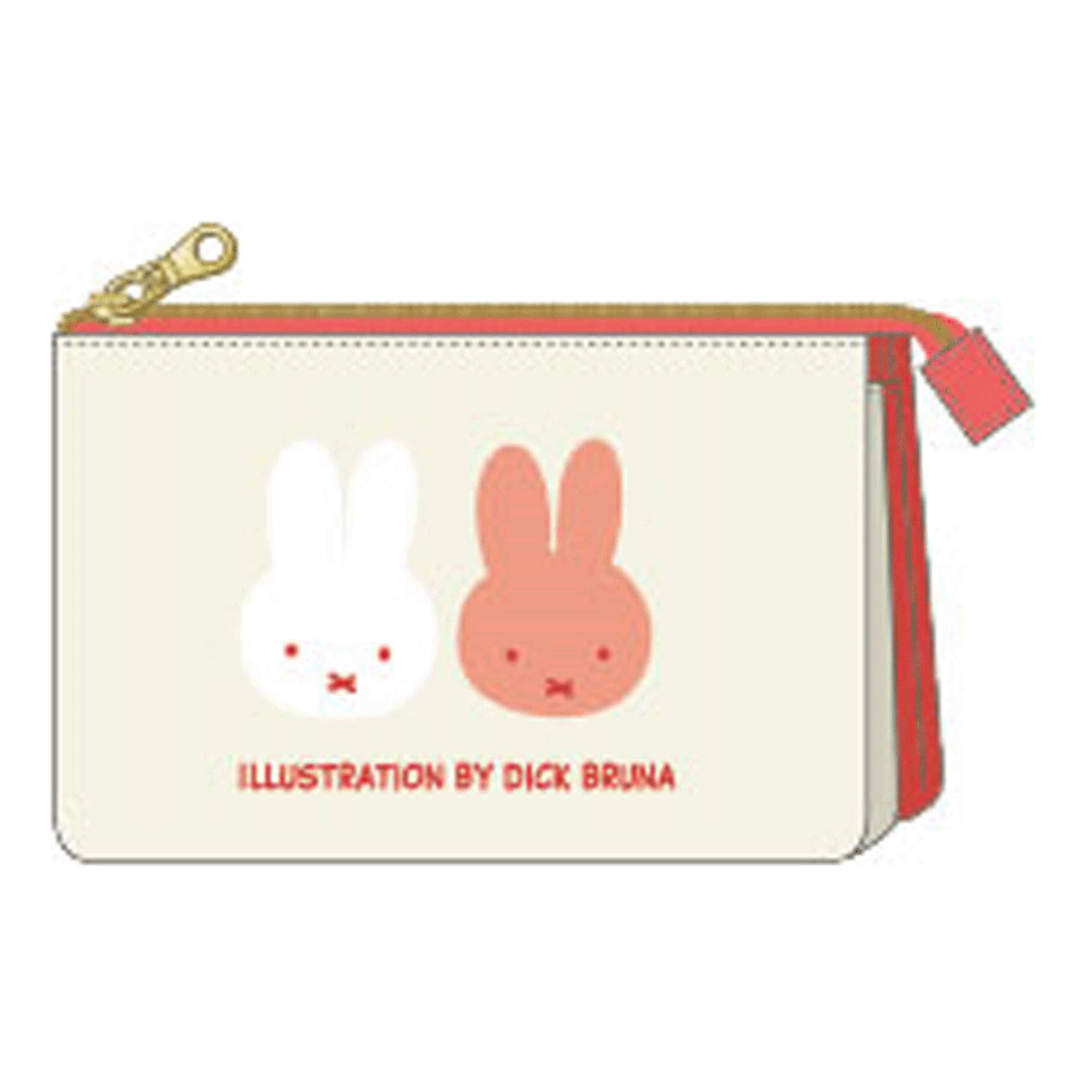 miffy 3ポケットポーチ ベーシックシリーズ ピンク