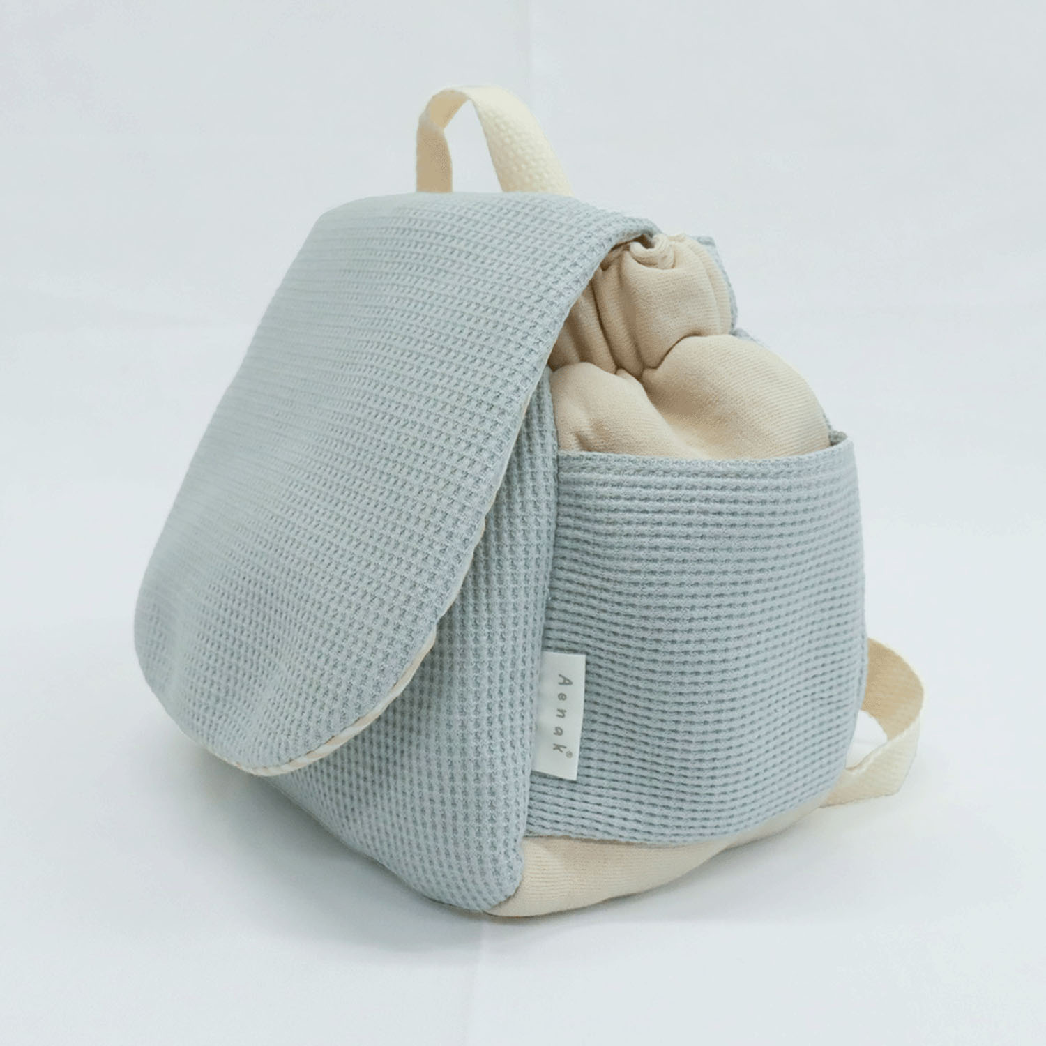 ベビーリュック ワッフル生地 - 画像4