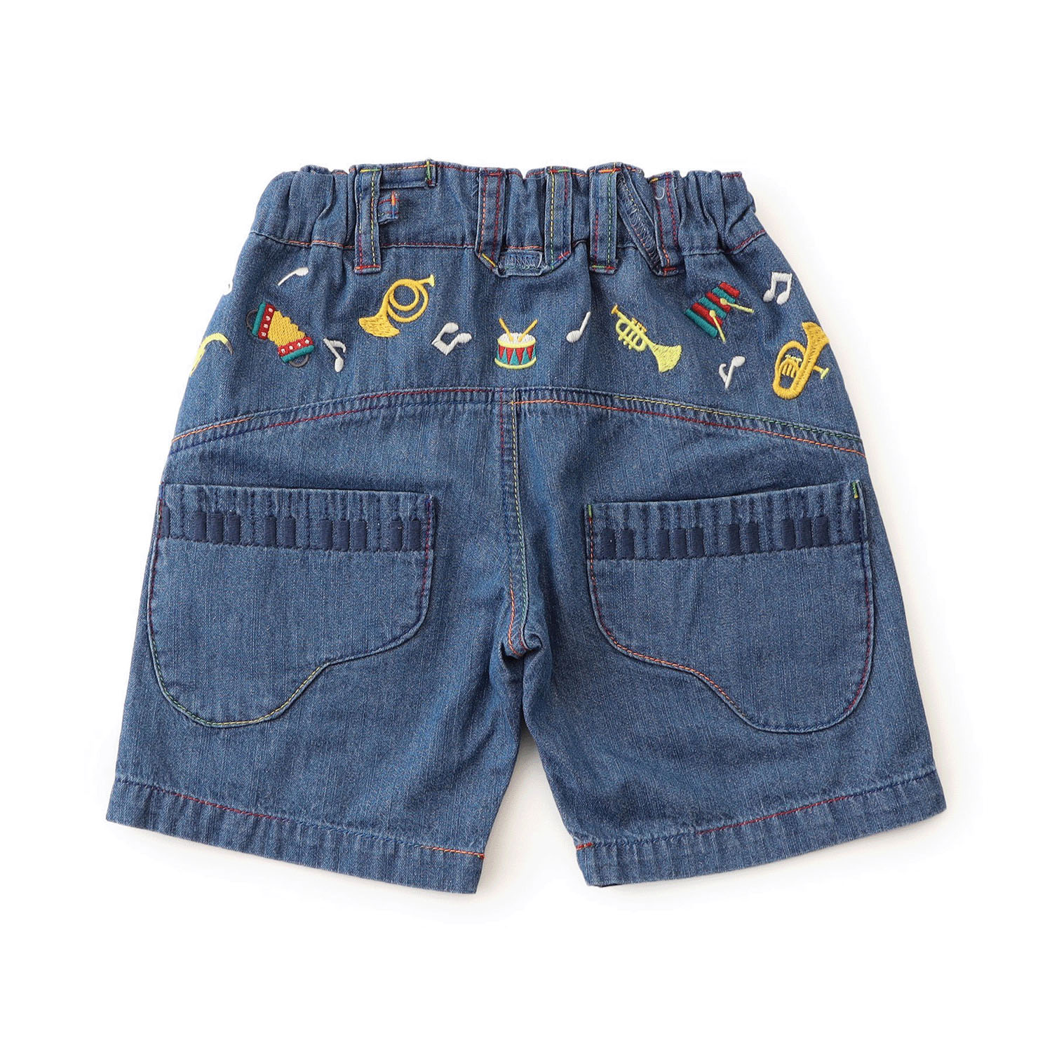 楽器刺繍FUNパンツ 5分丈 - 画像5