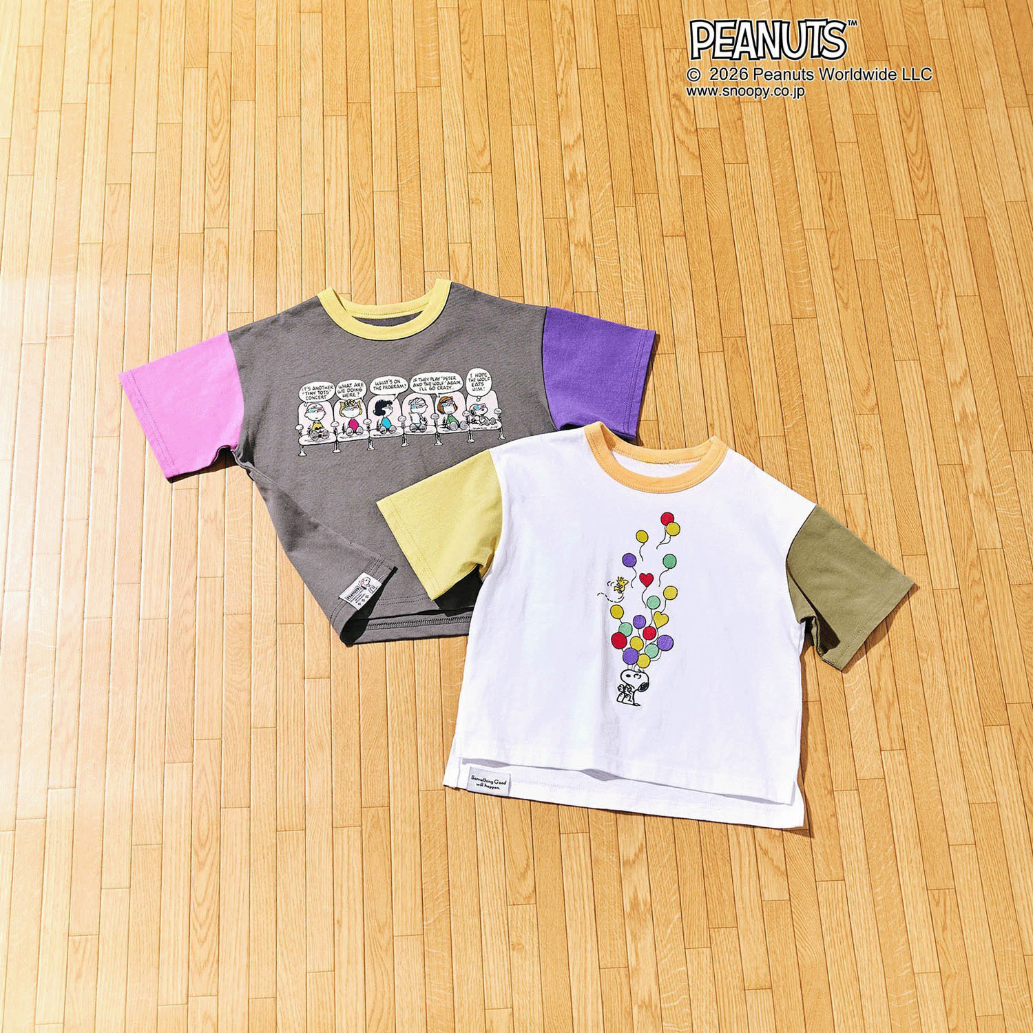 PEANUTS ステッチアートTシャツ
