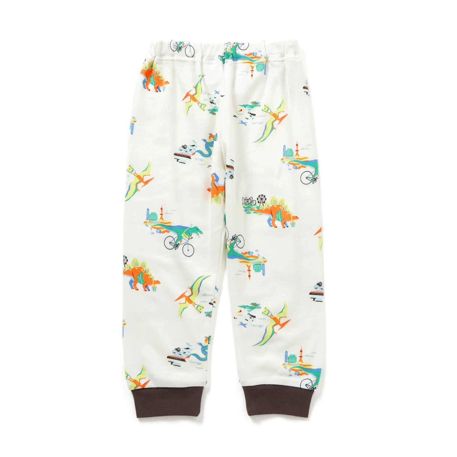 恐竜柄前あきスムースパジャマ - 画像4