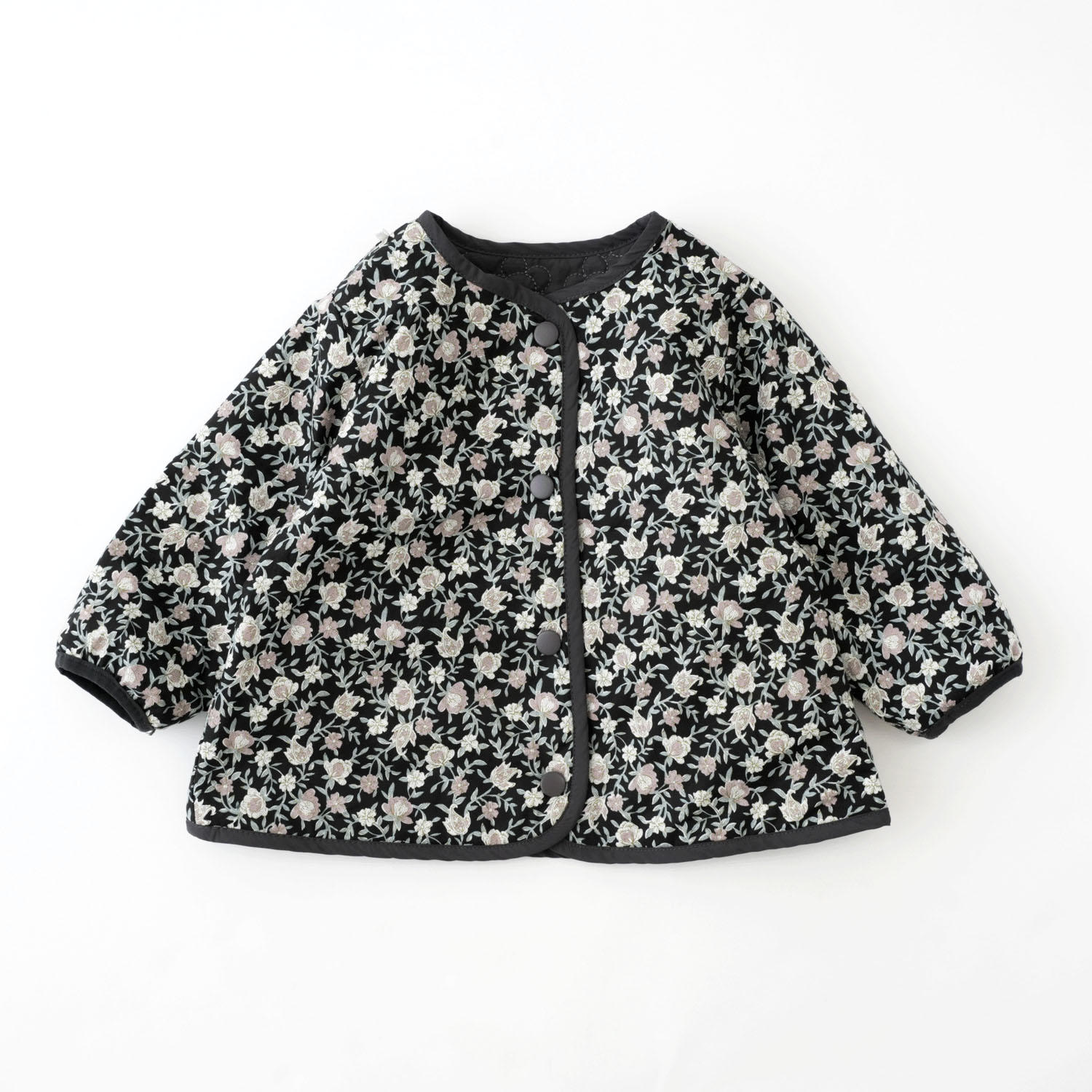 リバーシブルフラワーキルトジャケット - 画像7