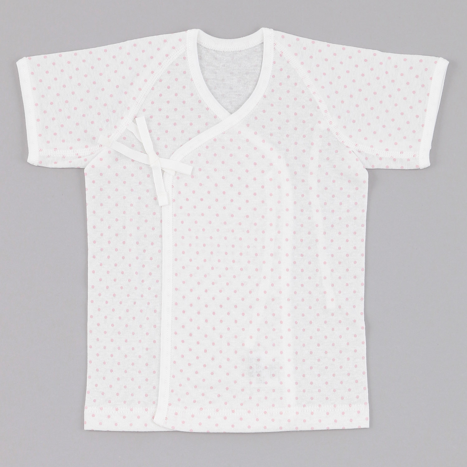 短肌着フライス水玉 - 画像1