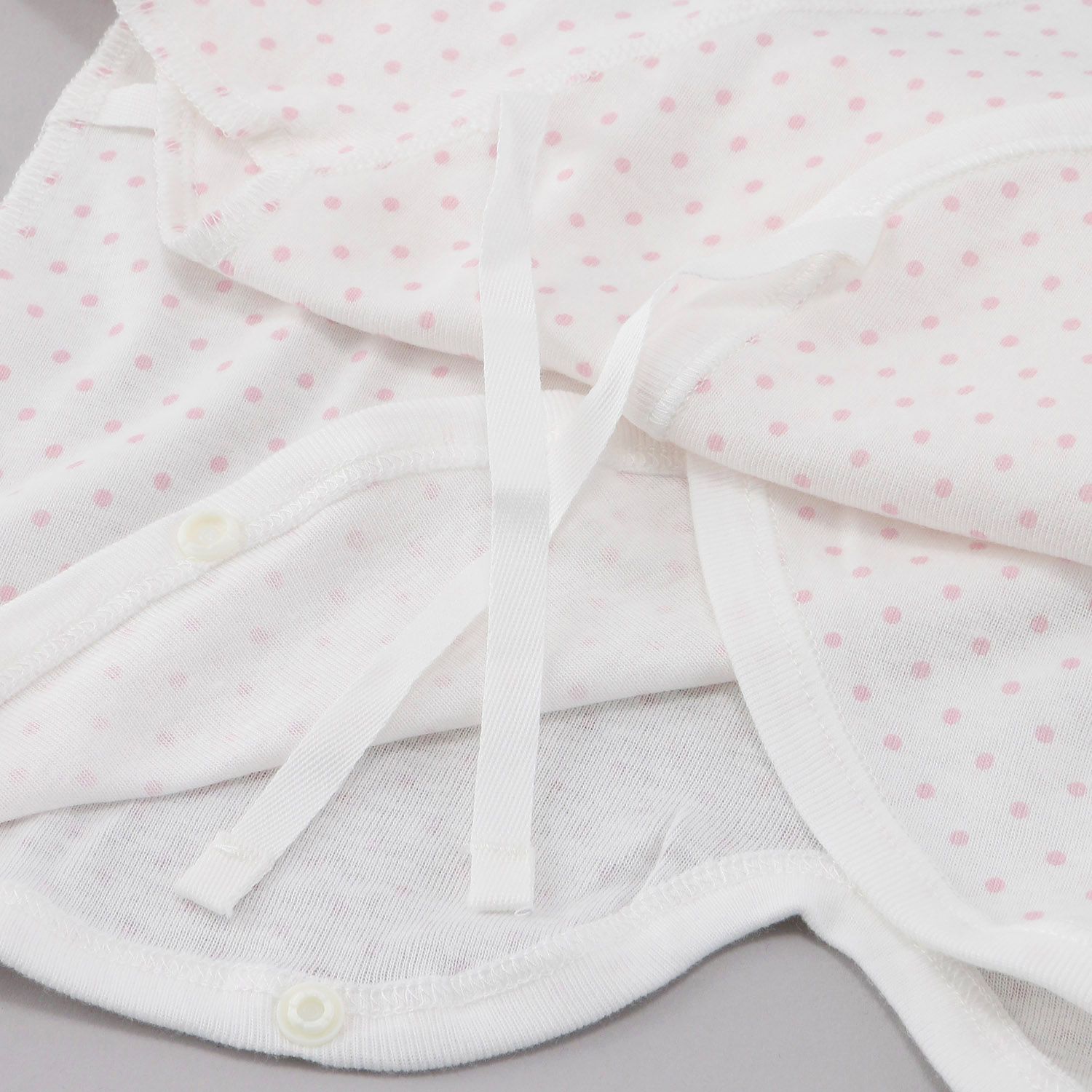 コンビ肌着フライス水玉 - 画像2