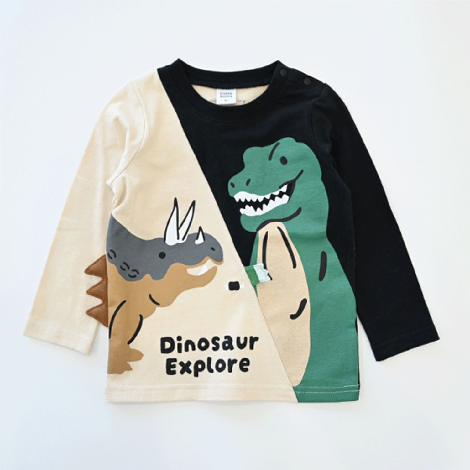 恐竜 ロングTシャツ - 画像3