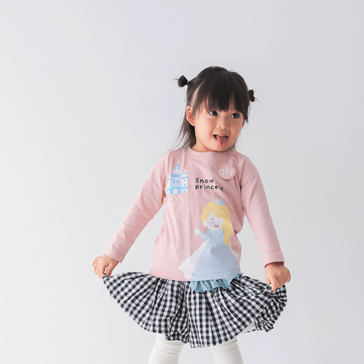 雪のお姫様 ロングTシャツ - 画像2