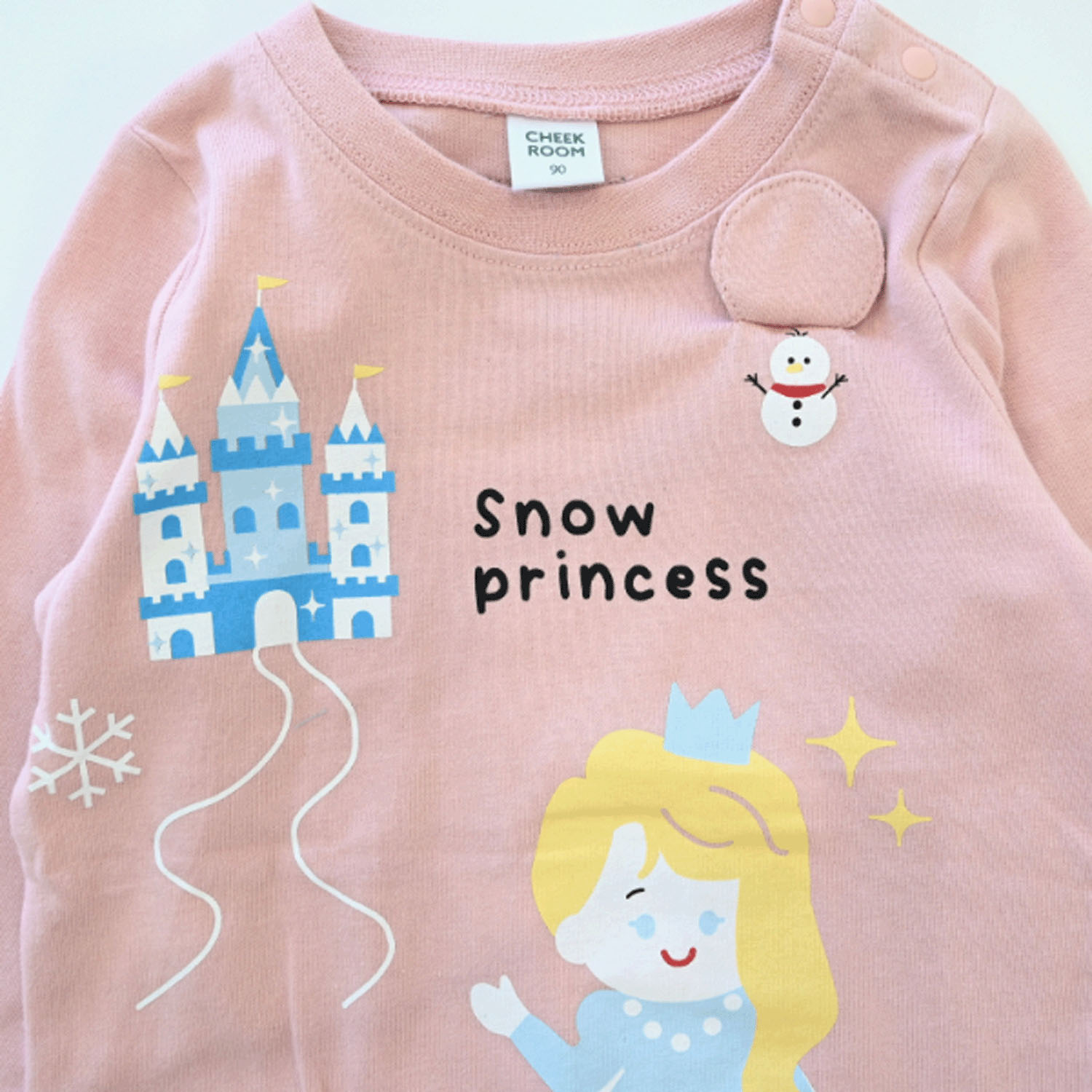 雪のお姫様 ロングTシャツ - 画像9