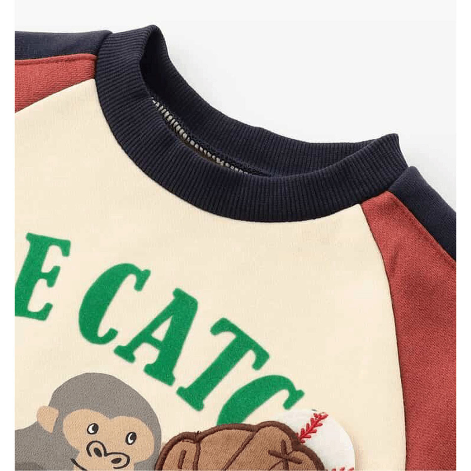 ゾウとゴリラ プリントトレーナー - 画像4