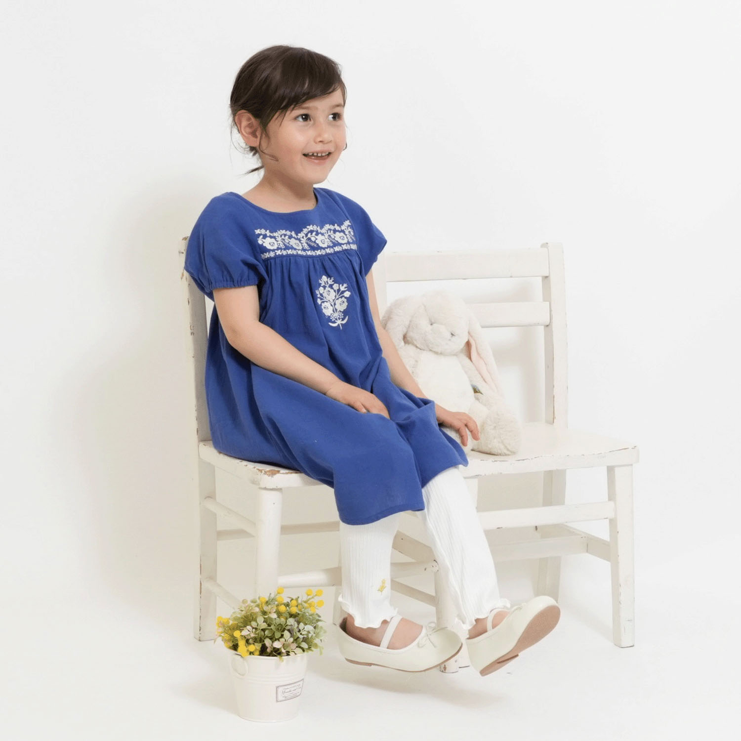 テーブルクロス刺繍ワンピース - 画像4