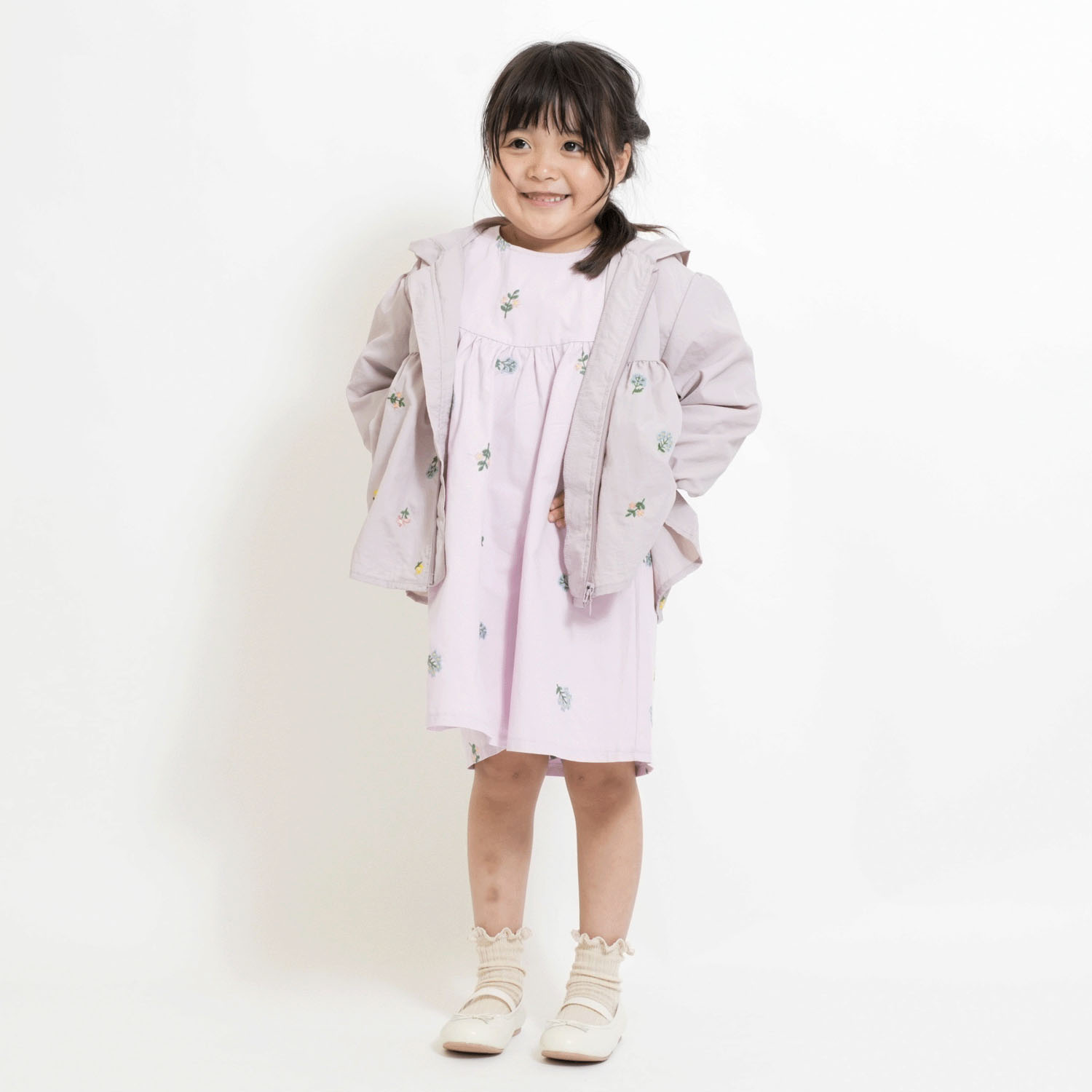 総柄刺繍ウィンドブレーカー - 画像2