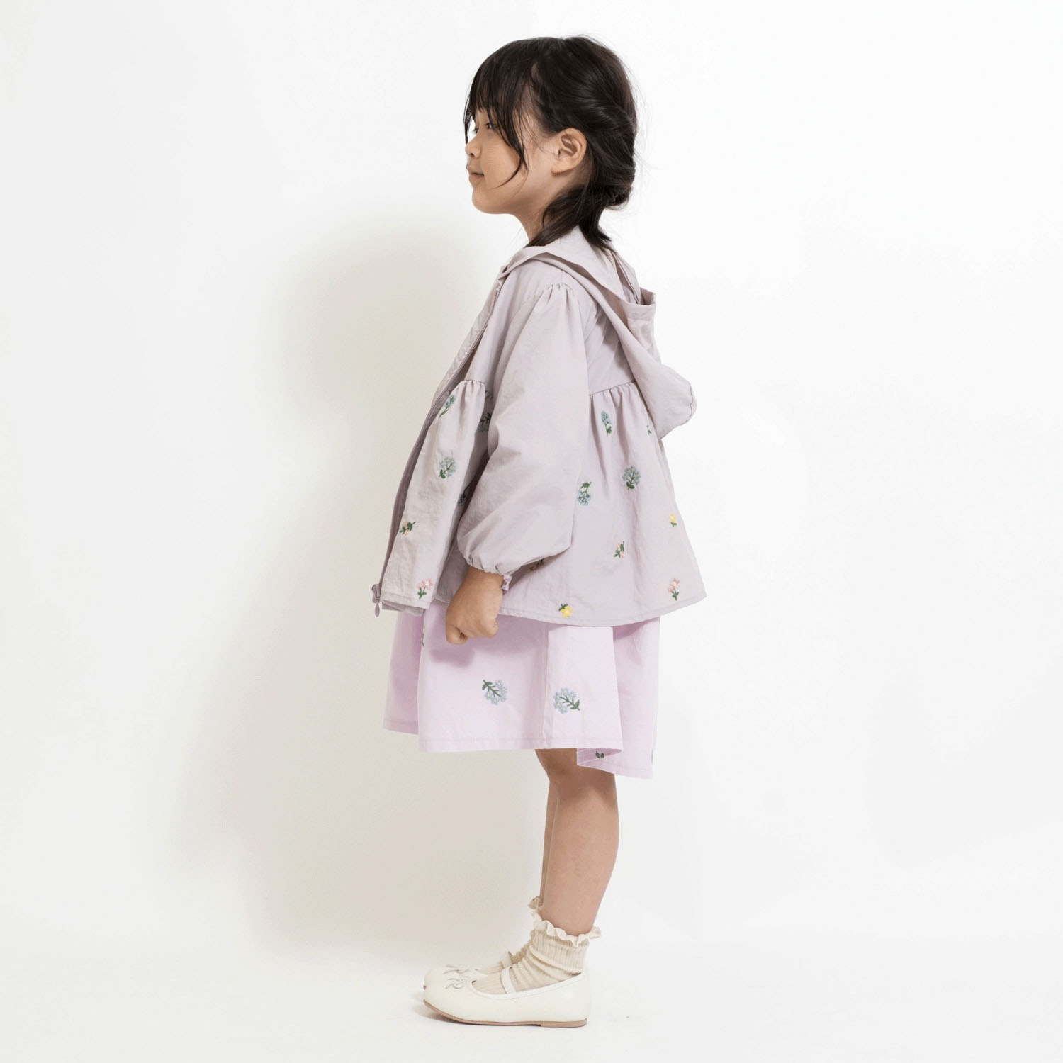 総柄刺繍ウィンドブレーカー - 画像4