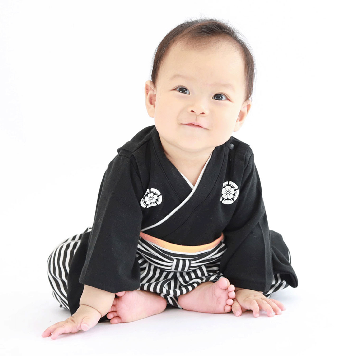 男児はかまロンパース 80cm