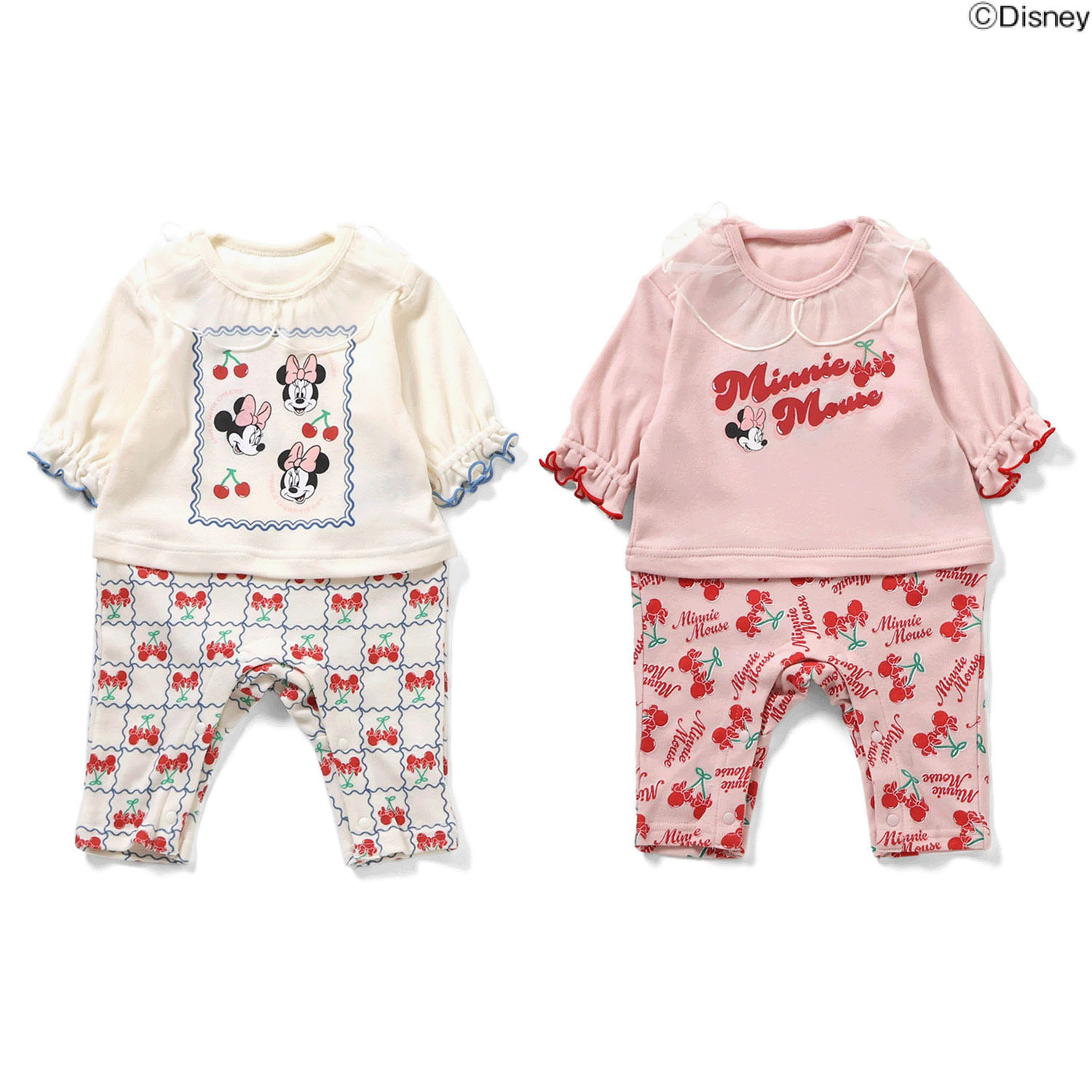 ディズニーキャラクター ミニーマウス／カバーオール - 画像1
