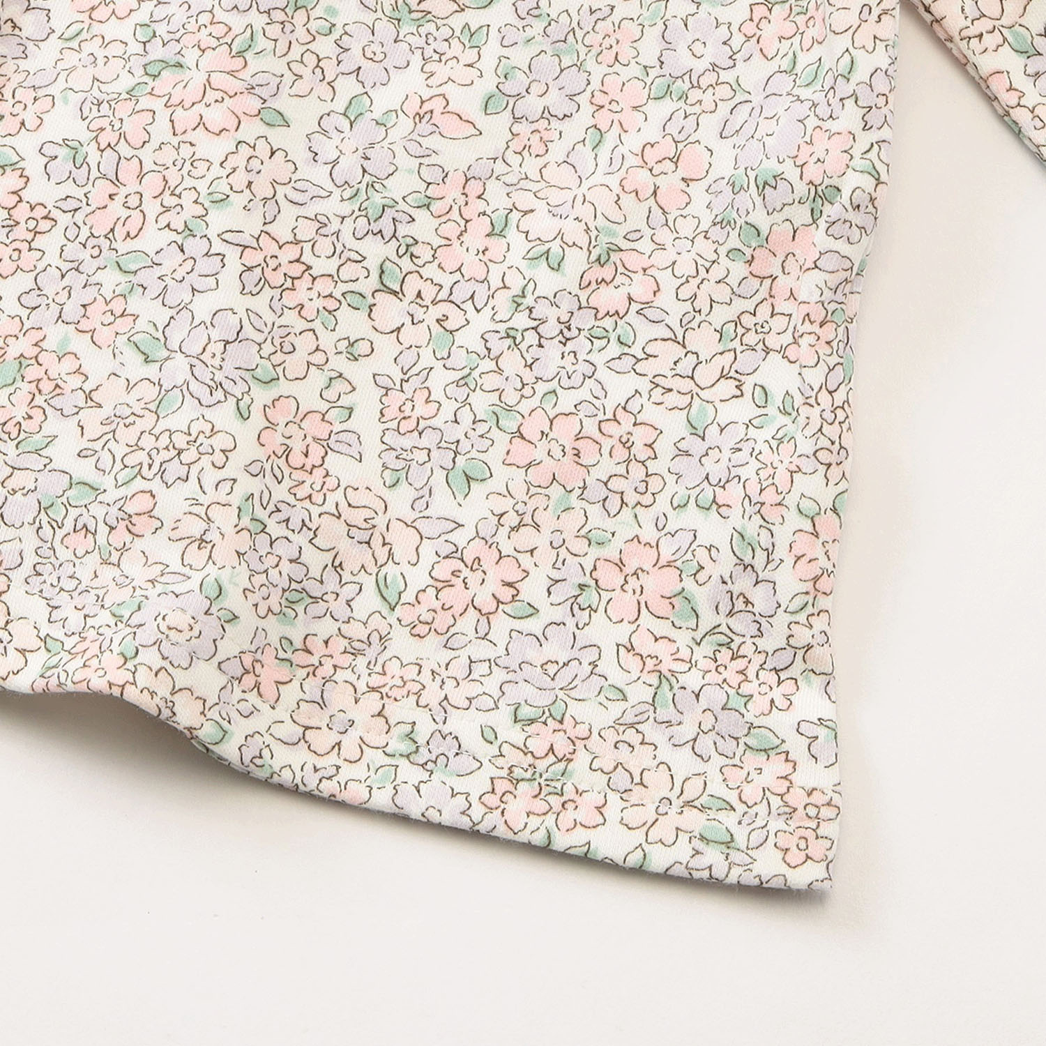 小花柄前開きパジャマ - 画像6