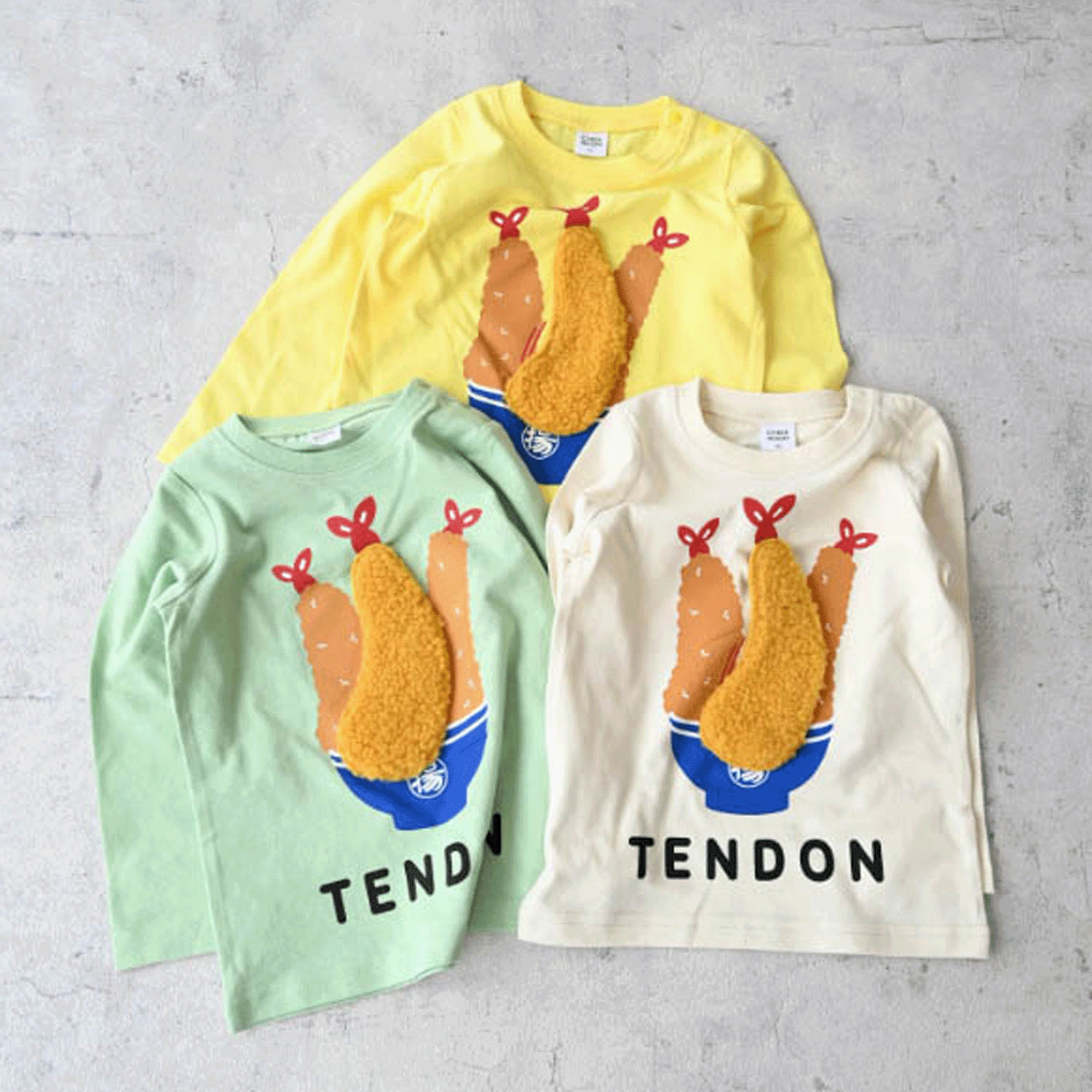 メガ海老天 ロングTシャツ - 画像2