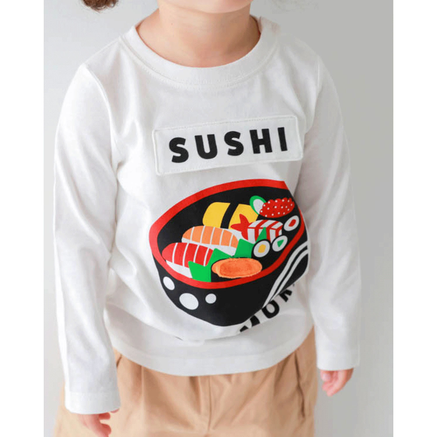 桶のお寿司 ロングTシャツ - 画像5