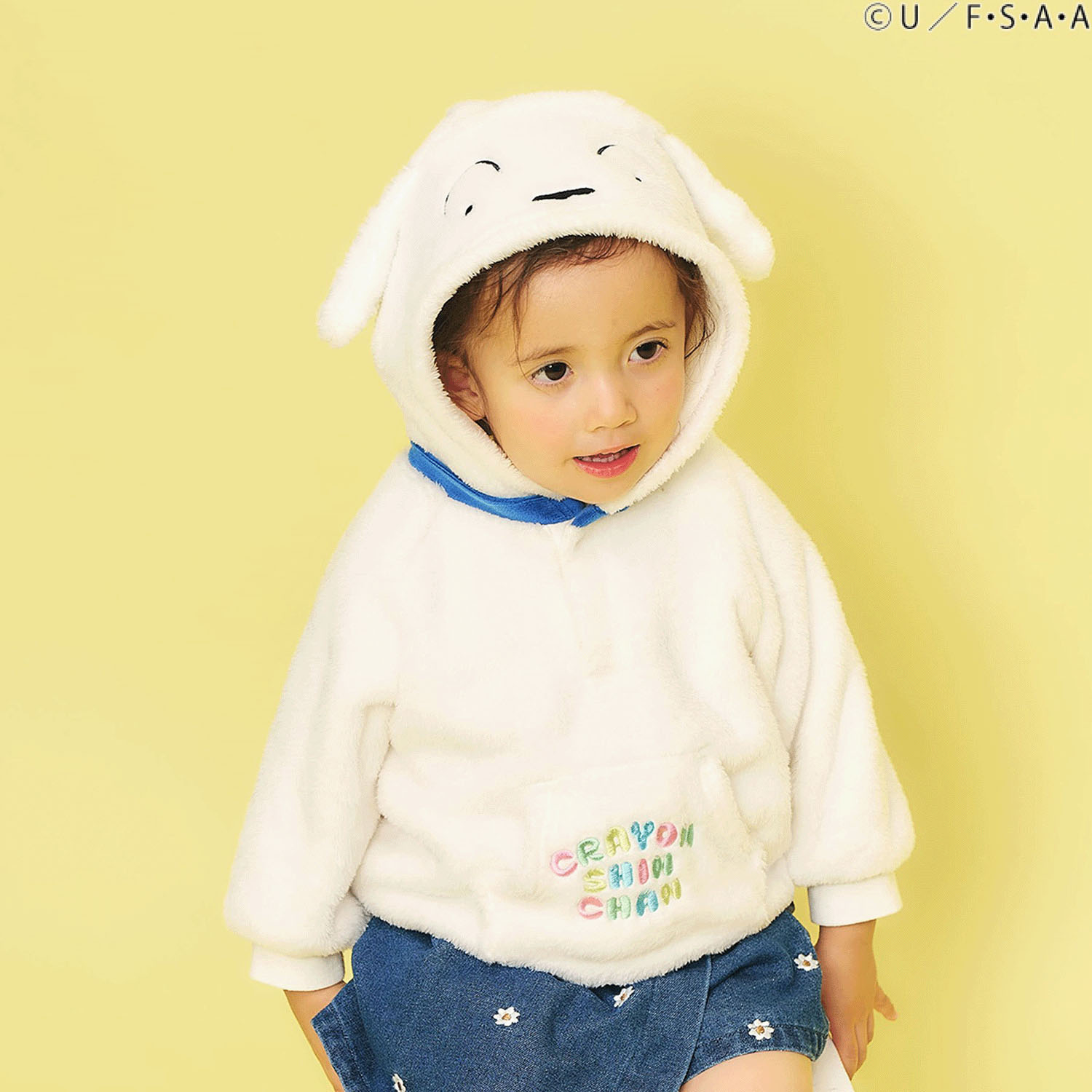 クレヨンしんちゃん パーカー シロ