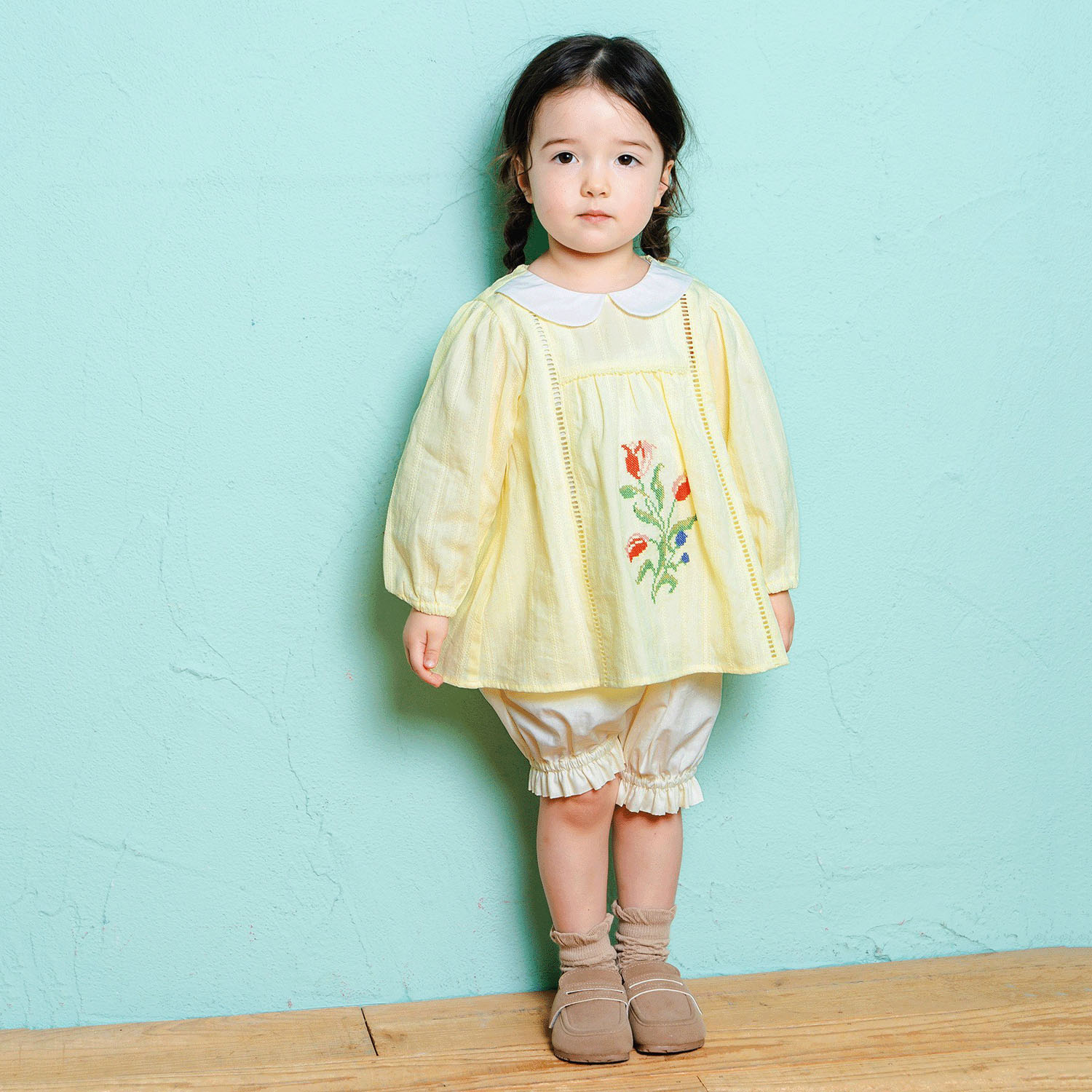 チューリップ刺繍ミルキースーツ - 画像4