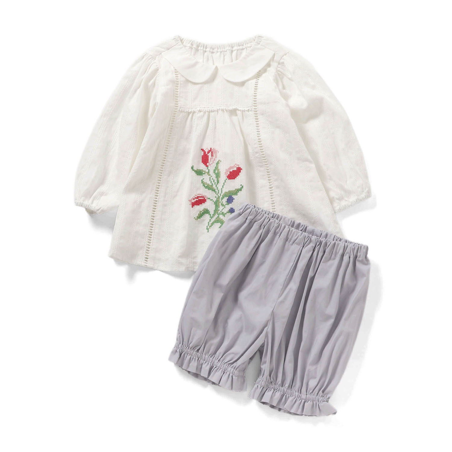 チューリップ刺繍ミルキースーツ - 画像7