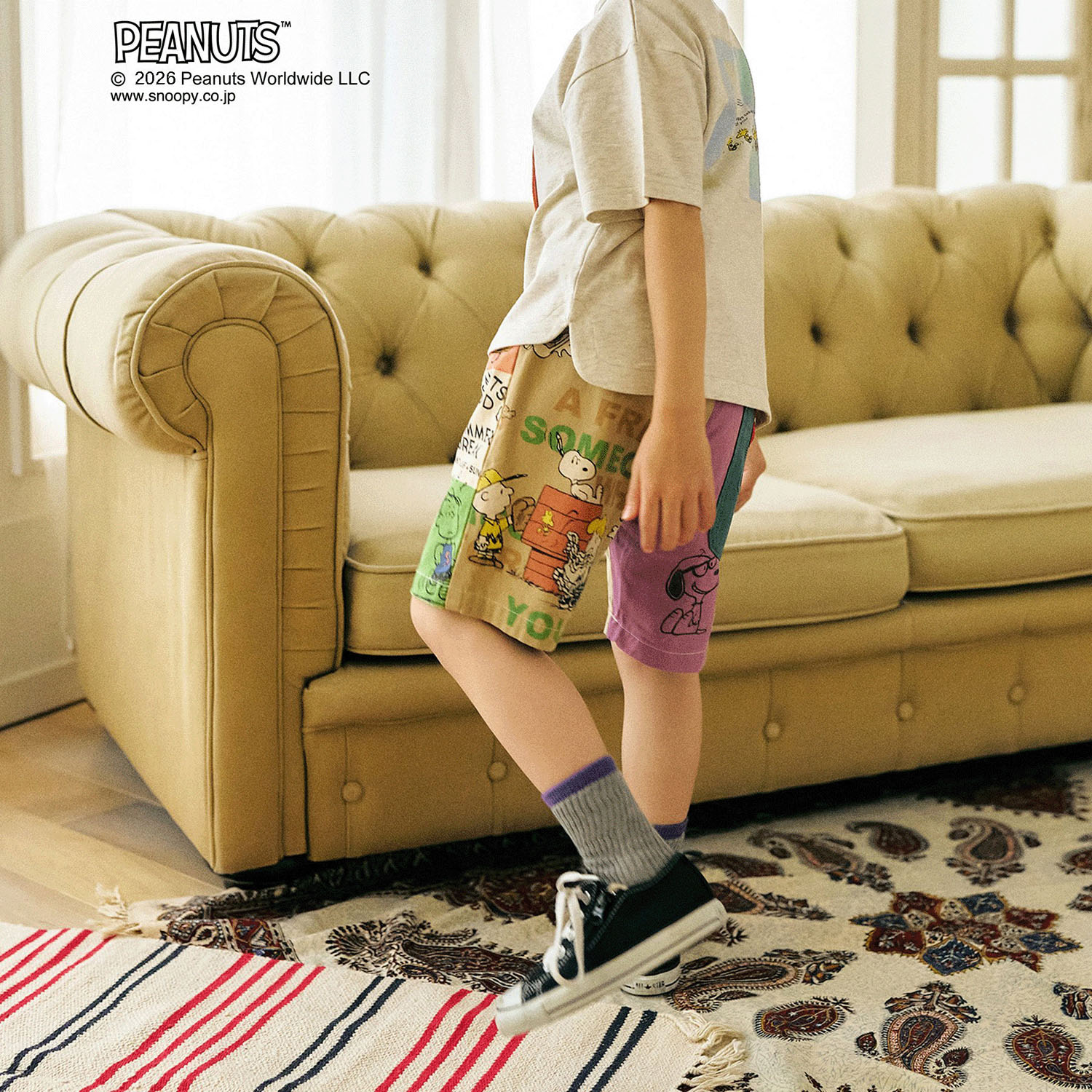 PEANUTS GOOD OLDショーツ 5分丈 - 画像2