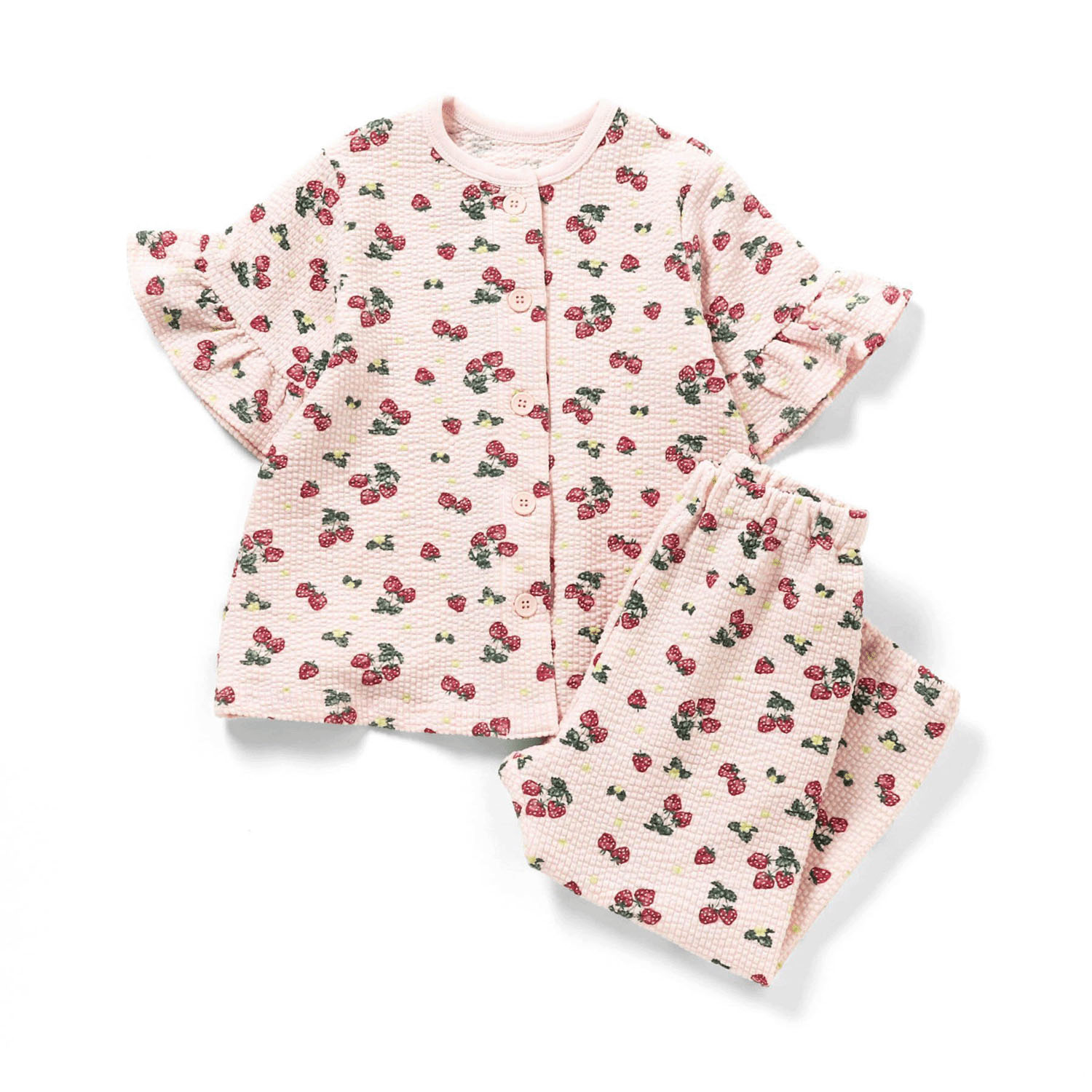 いちご総柄前開パジャマ - 画像7