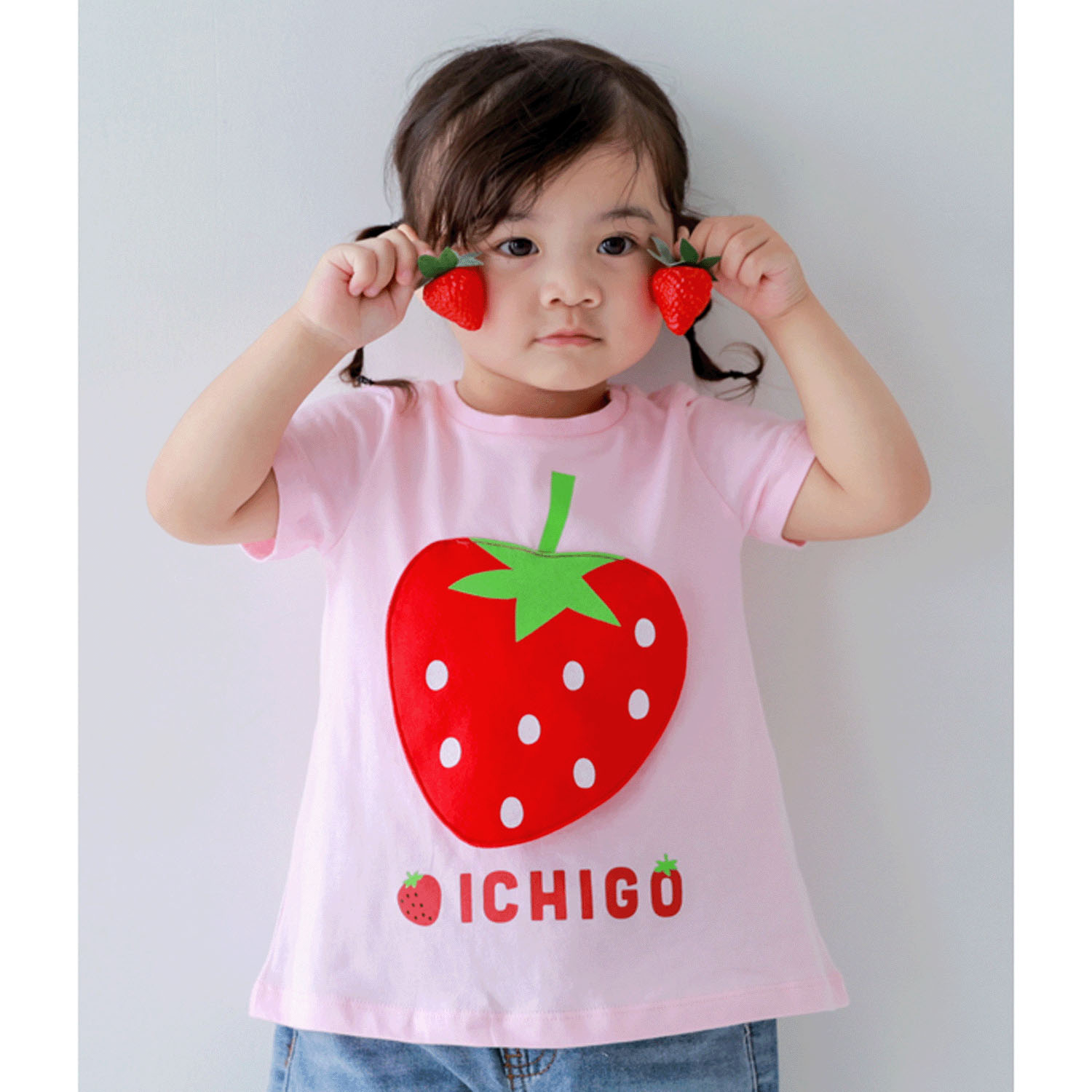 いちご Tシャツ - 画像2