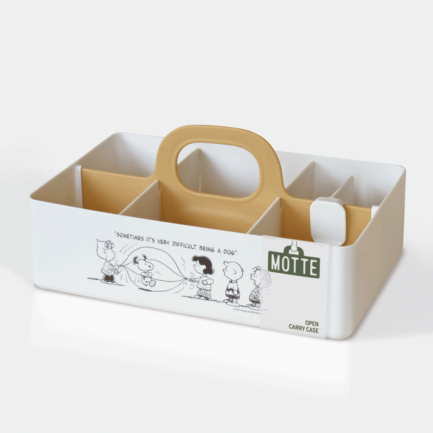 スヌーピー モッテケース アイボリー×L－jum