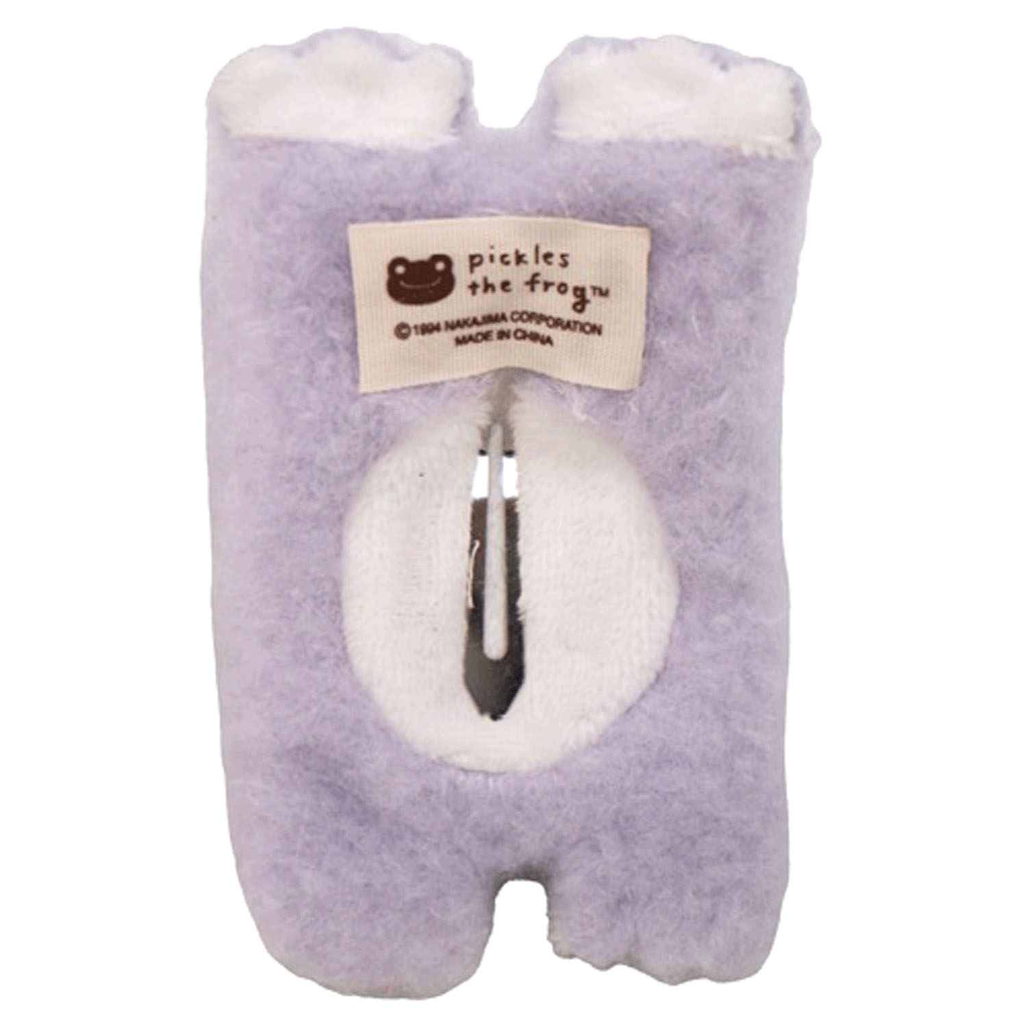 かえるのピクルス ほわっと前髪クリップ パープル - 画像2