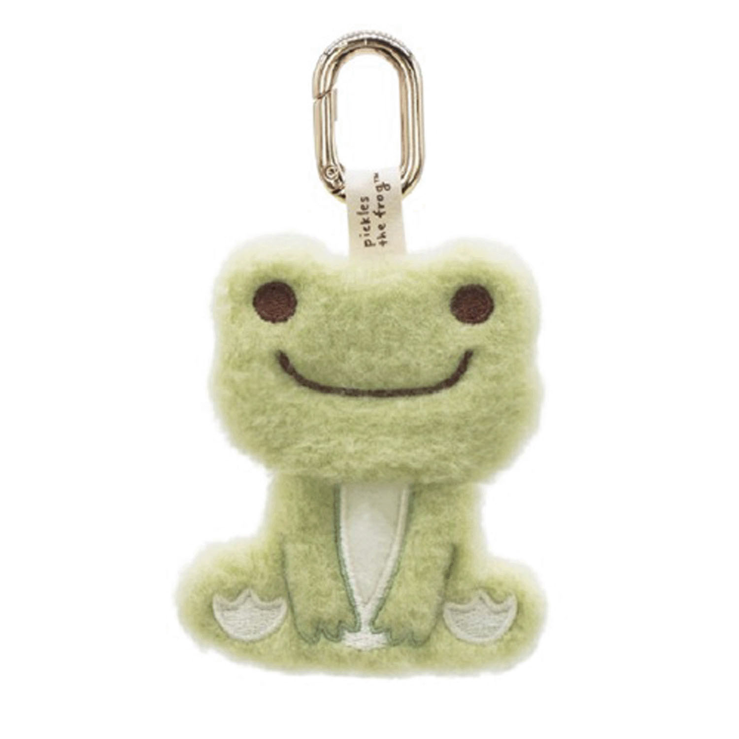かえるのピクルス ほわっとバッグチャーム グリーン