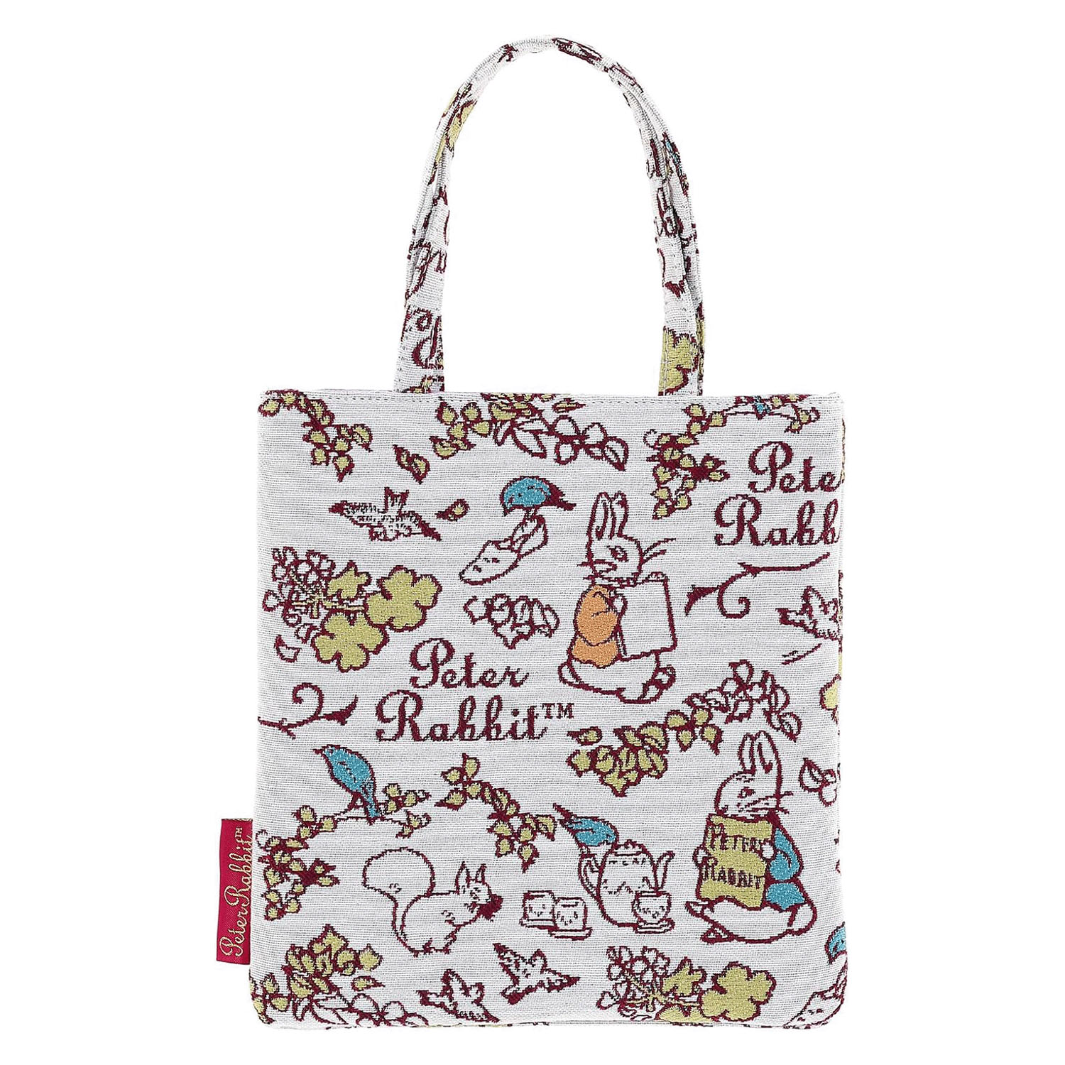 ピーターラビット  ミニトートバッグ 「ドローイングガーデン」 - 画像2