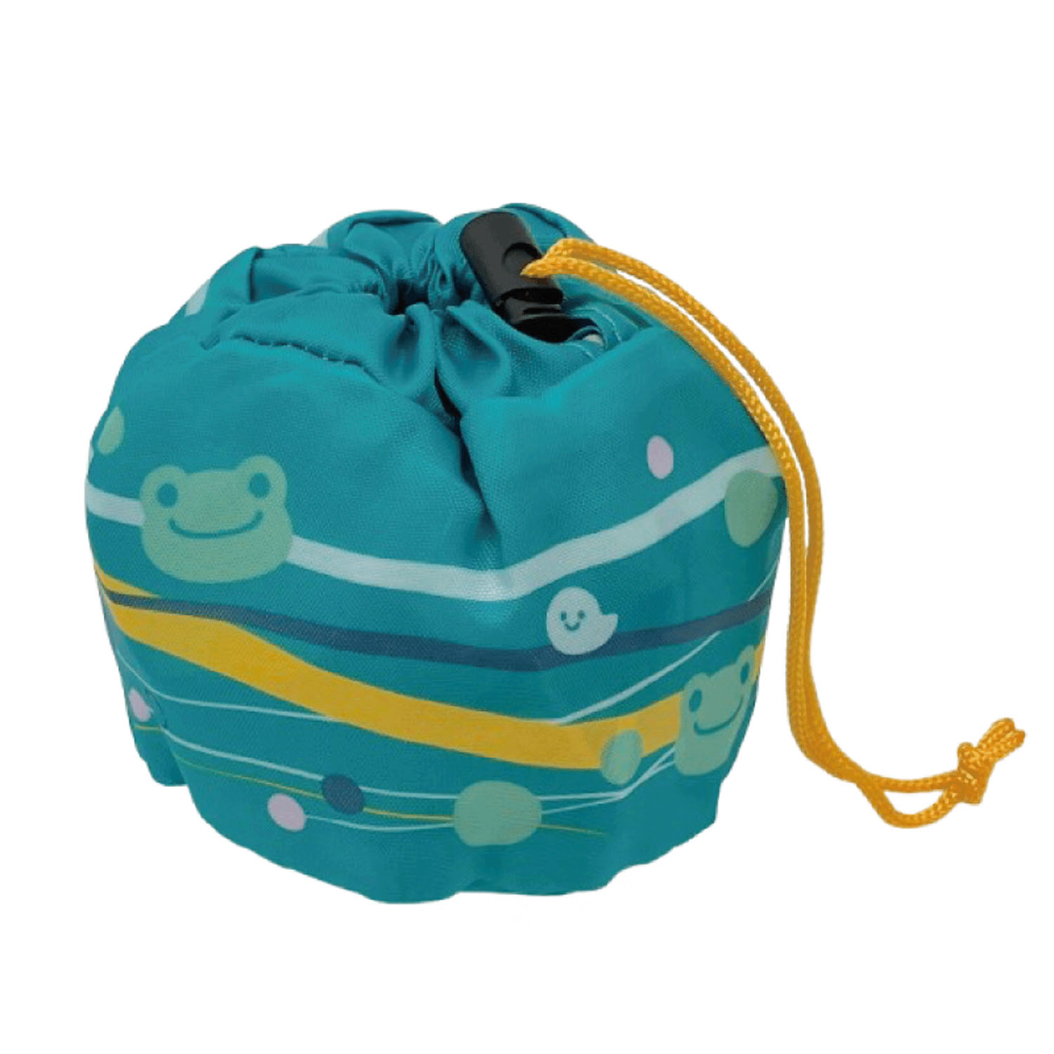 かえるのピクルス にっこり縁日 ヨーヨーエコバッグ GR - 画像3