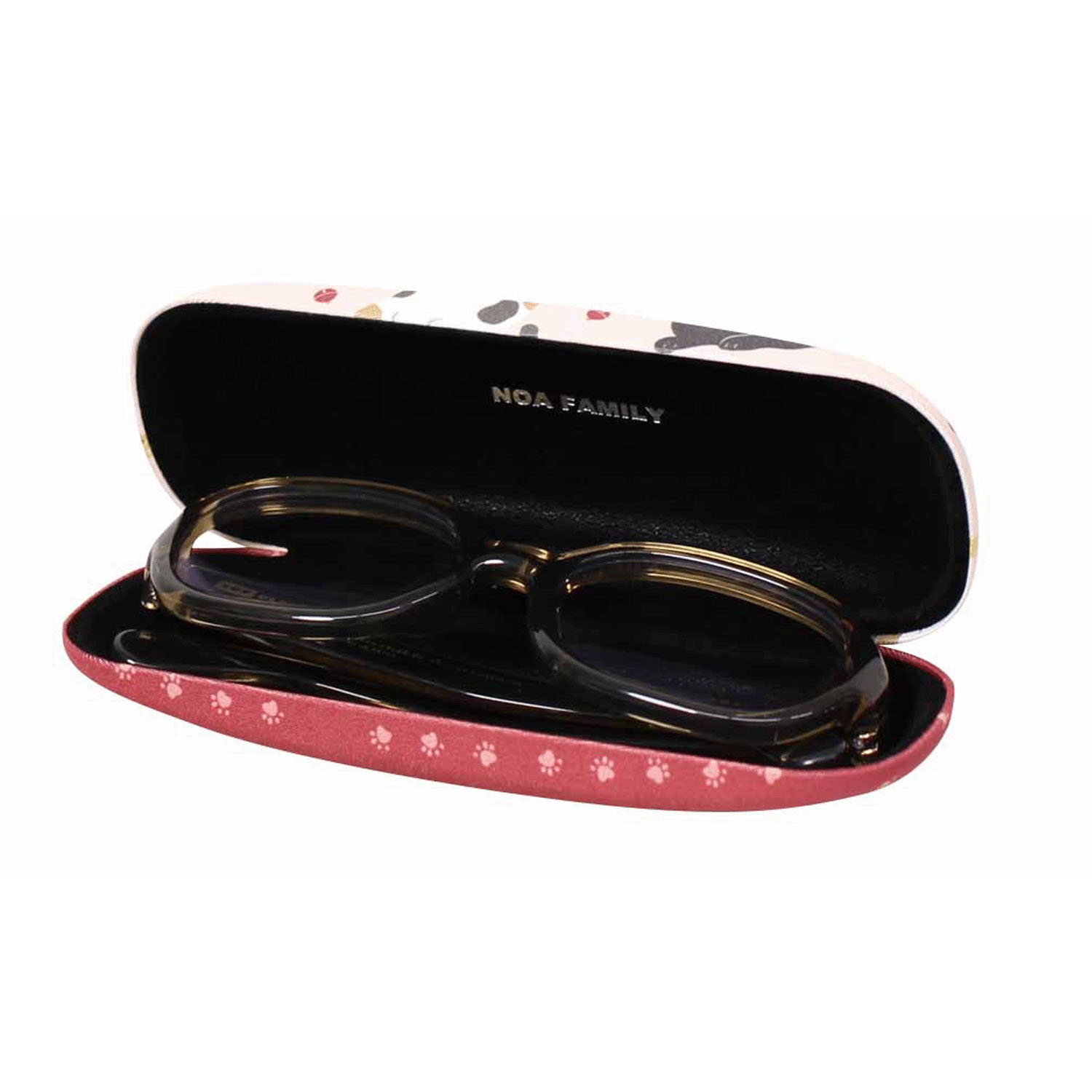 メガネケース おねがいニャンコ ピンク - 画像4