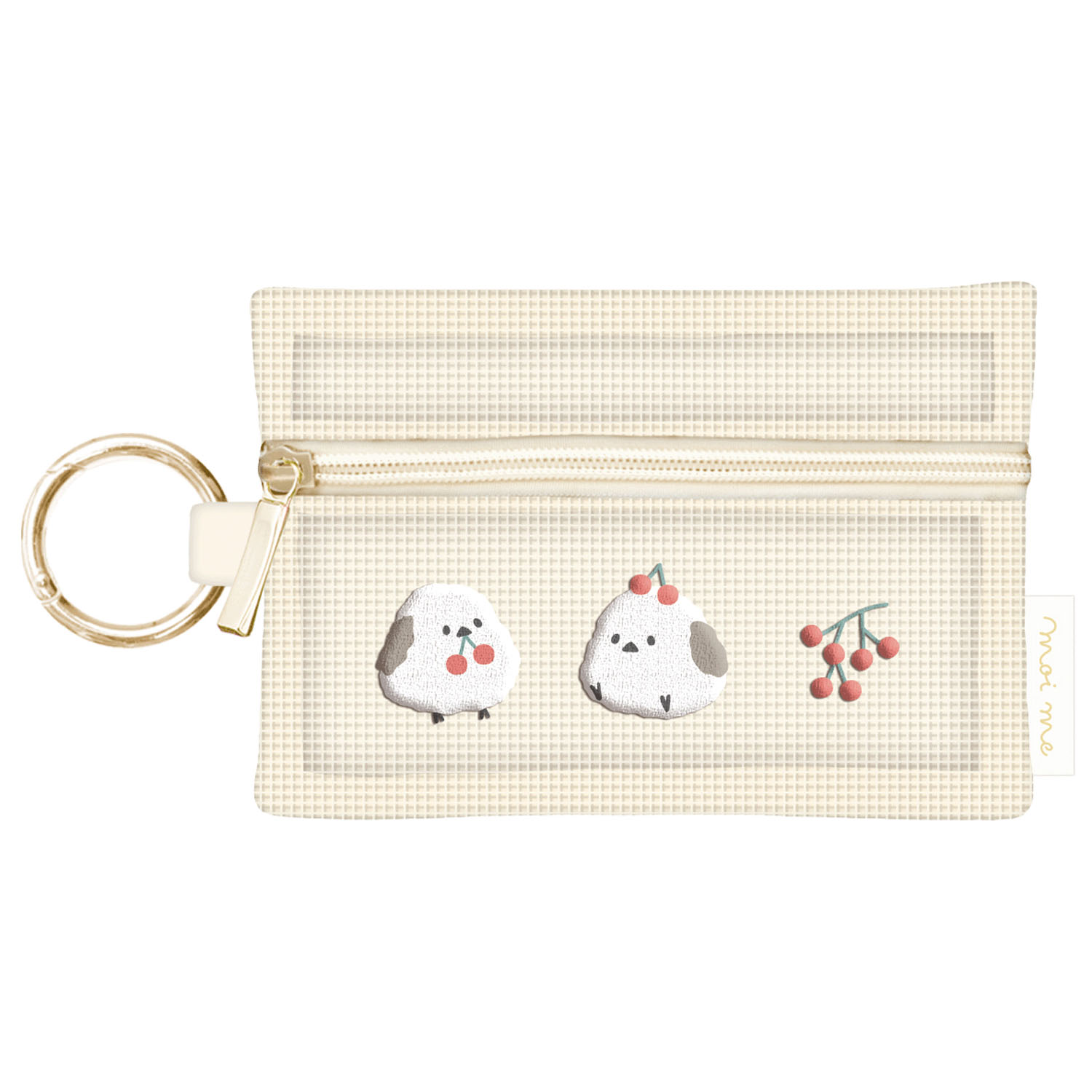 モイミー カラビナ付きティッシュポーチ しまえなが