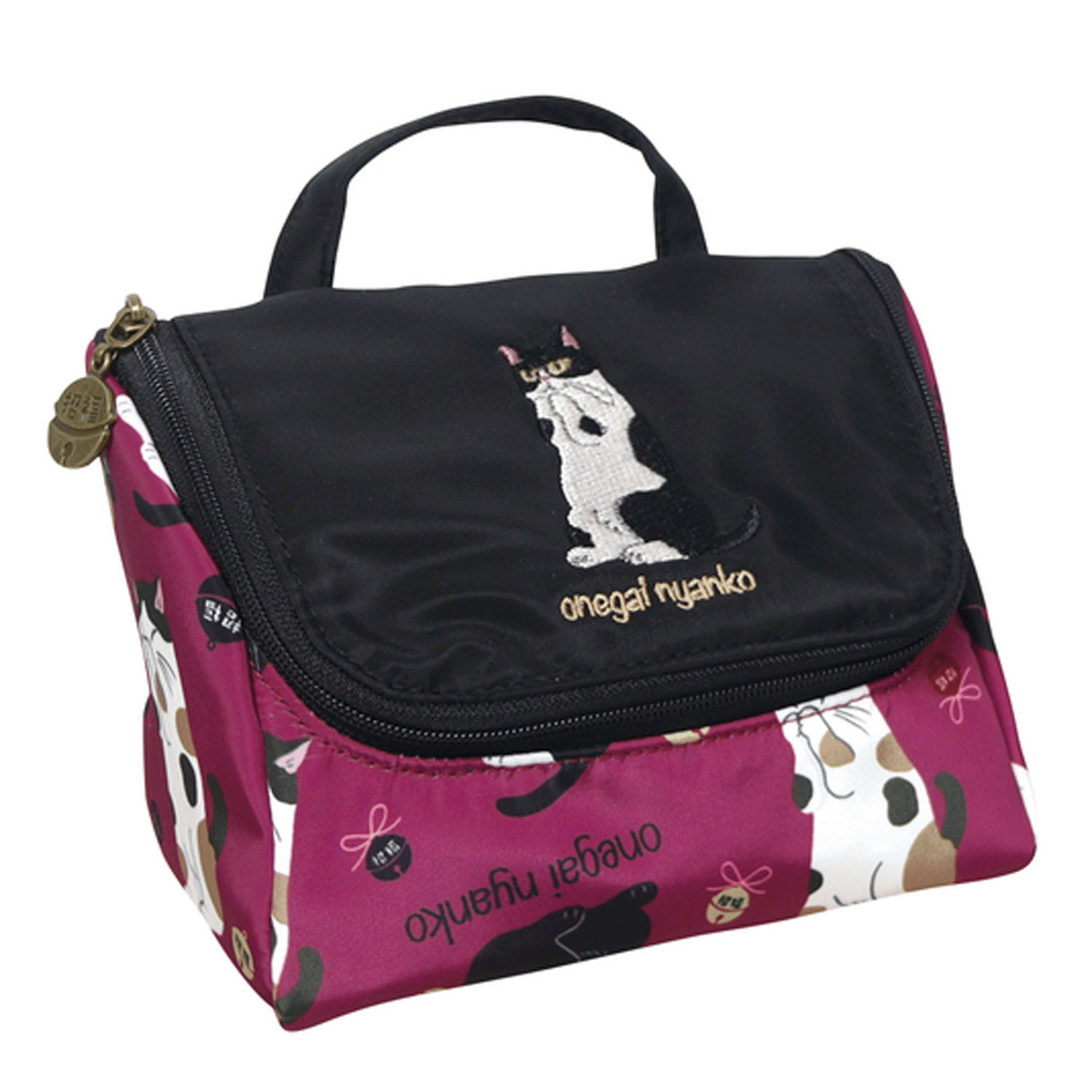 バニティポーチ おねがいニャンコ