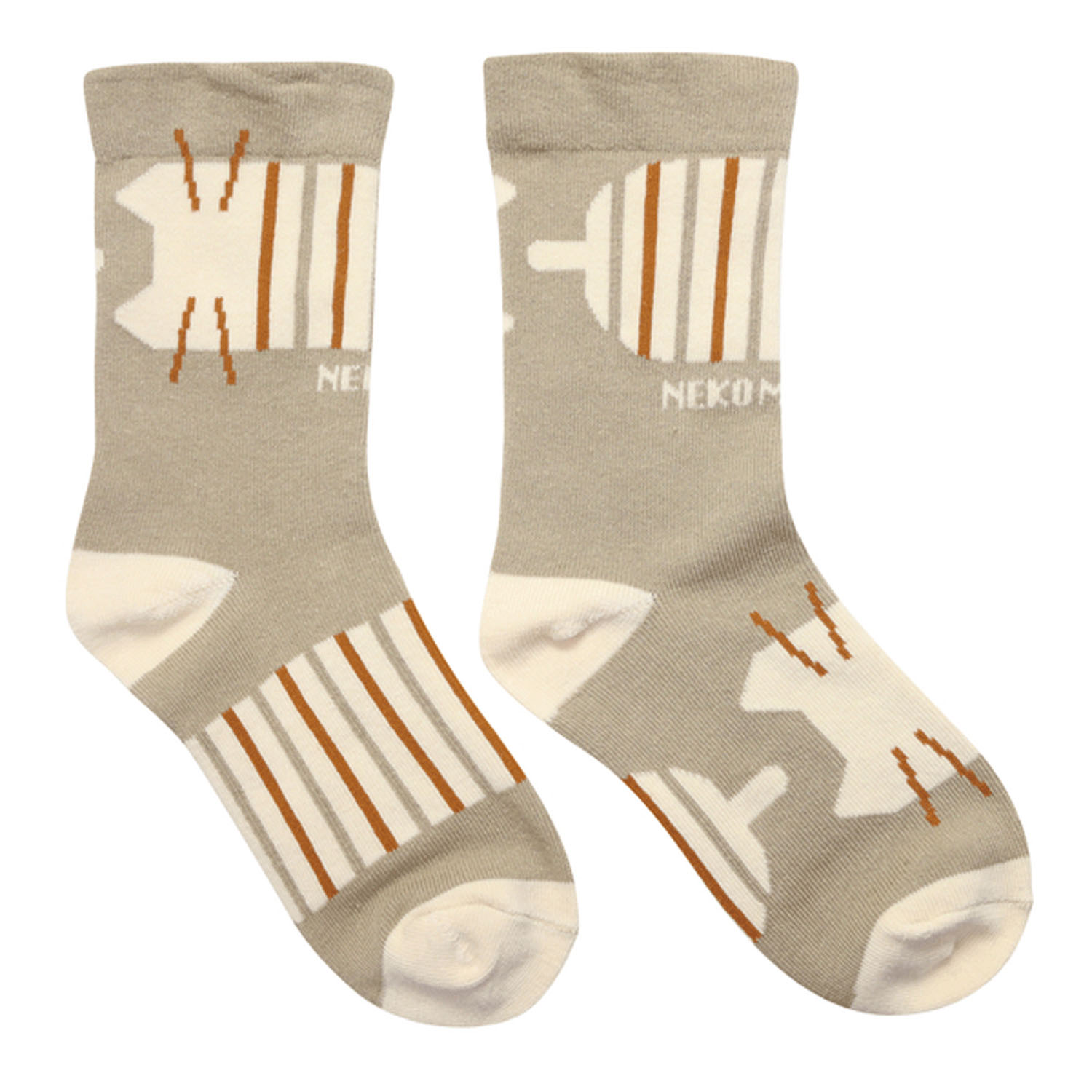 ソックス ボーダーキャット - 画像1