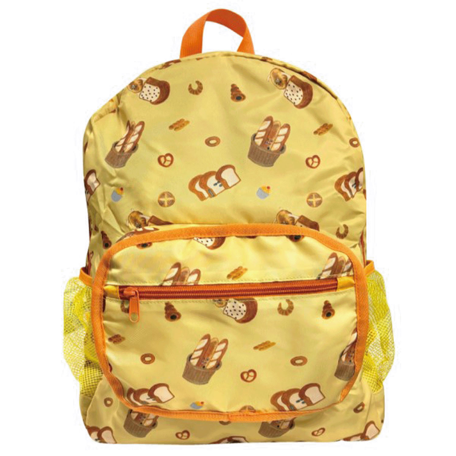 パンどろぼう 折りたたみ リュック イエロー